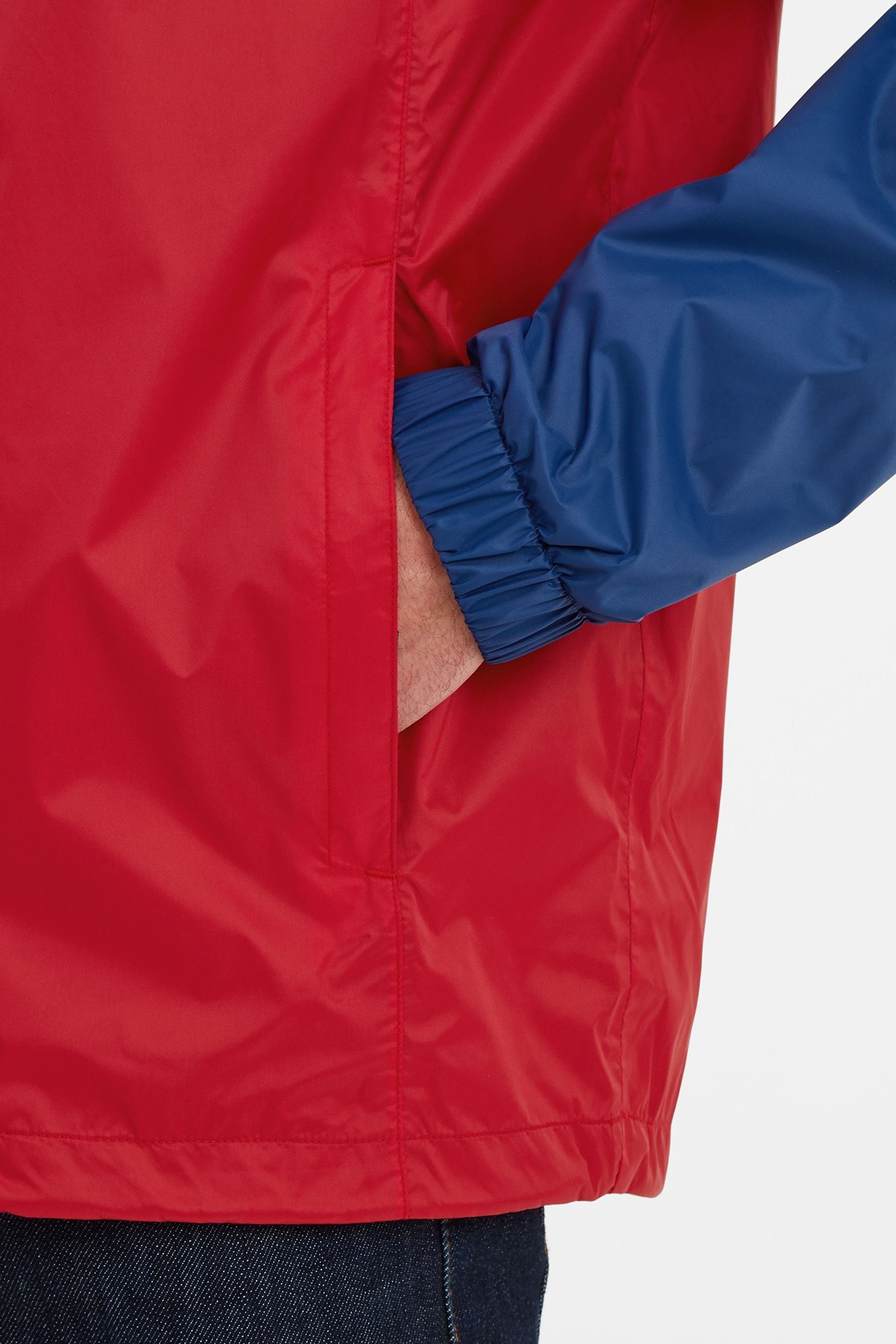 Buy TOG24 Blue Colour Block Craven Mens Waterproof Packaway Jacket from ...