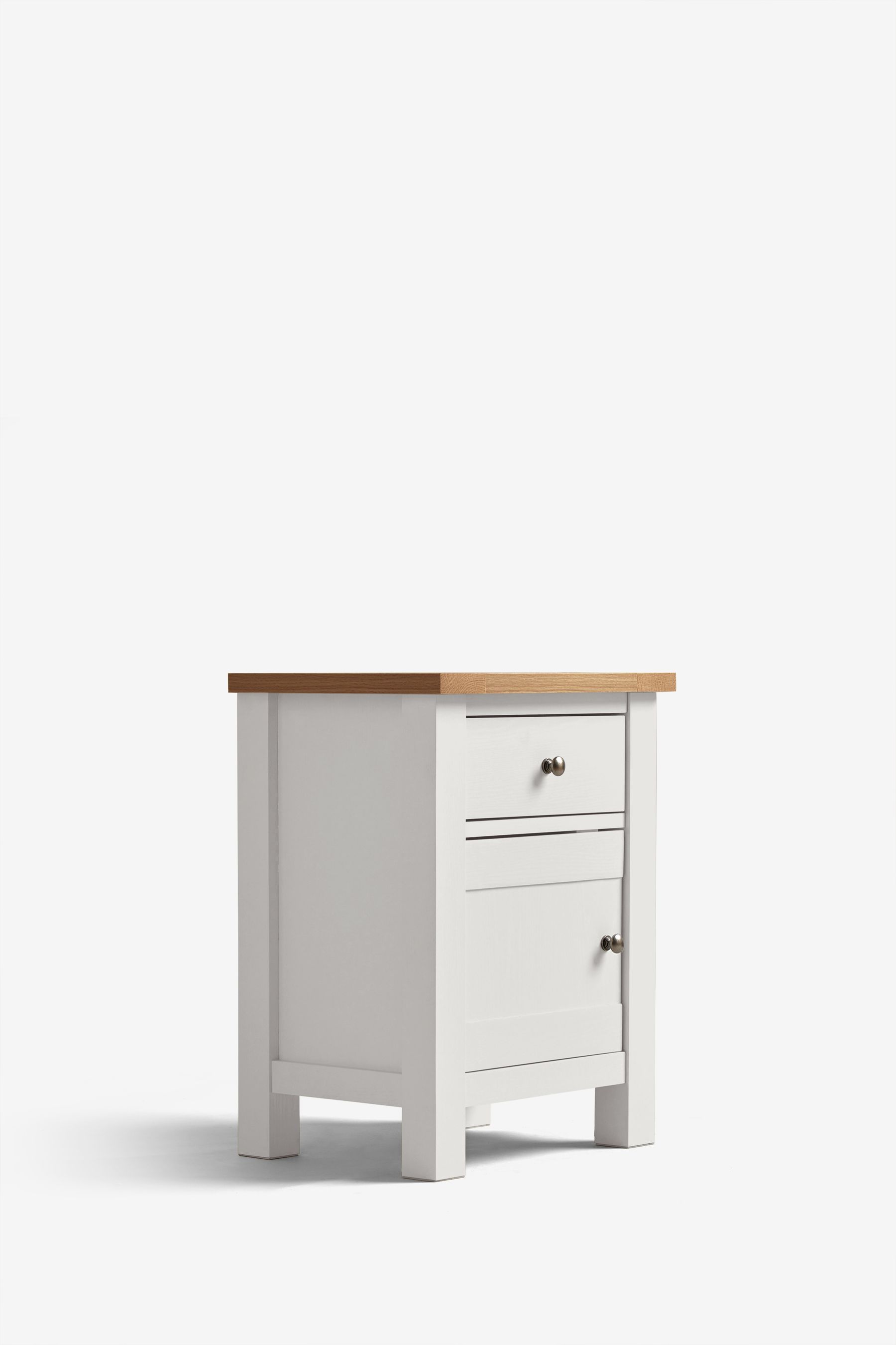 Buy Chalk White Malvern Paint Effect 2 Drawer Bedside Table from Next Ireland
