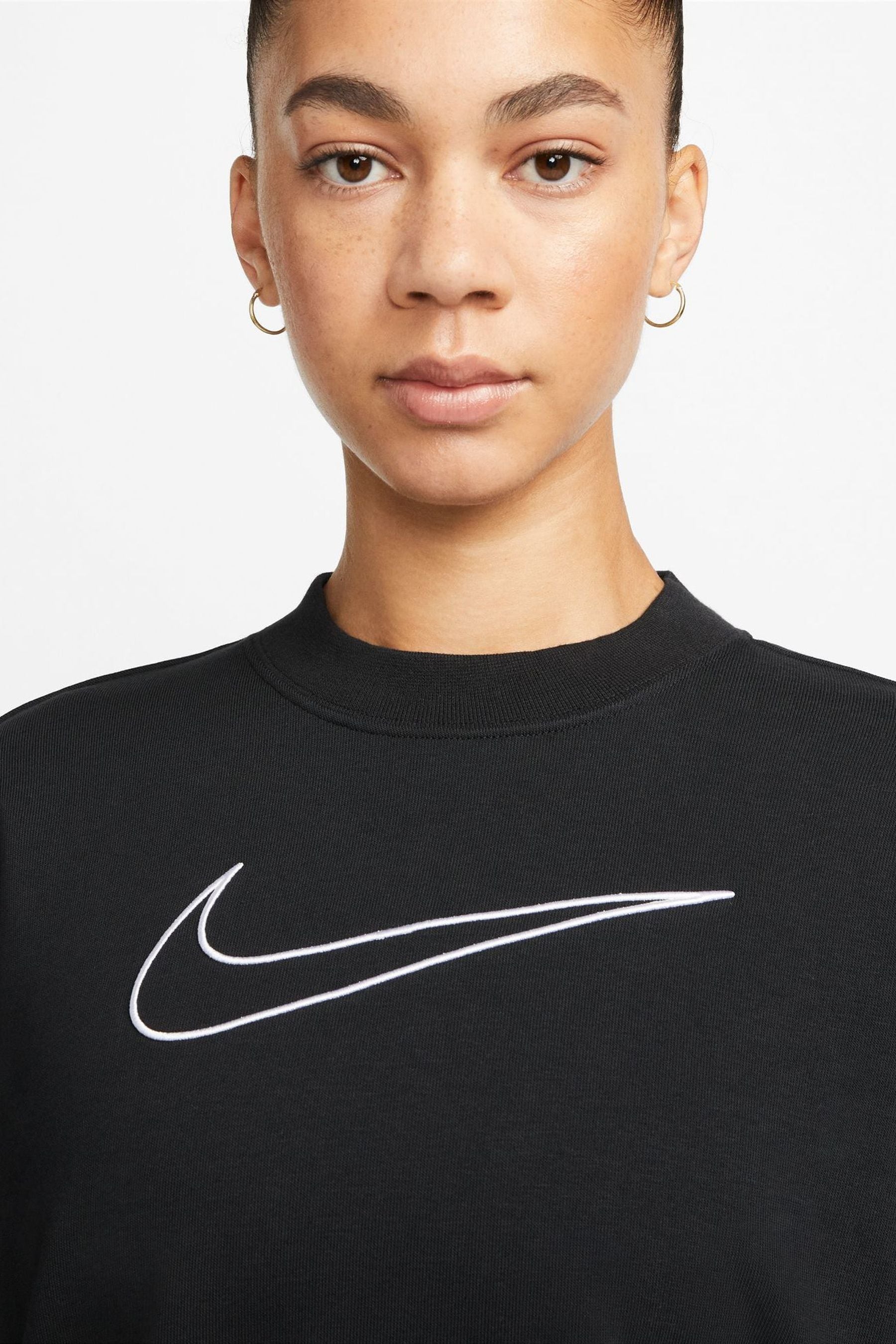 Buy Nike Black DriFIT Get Fit CrewNeck Sweatshirt from the Next UK
