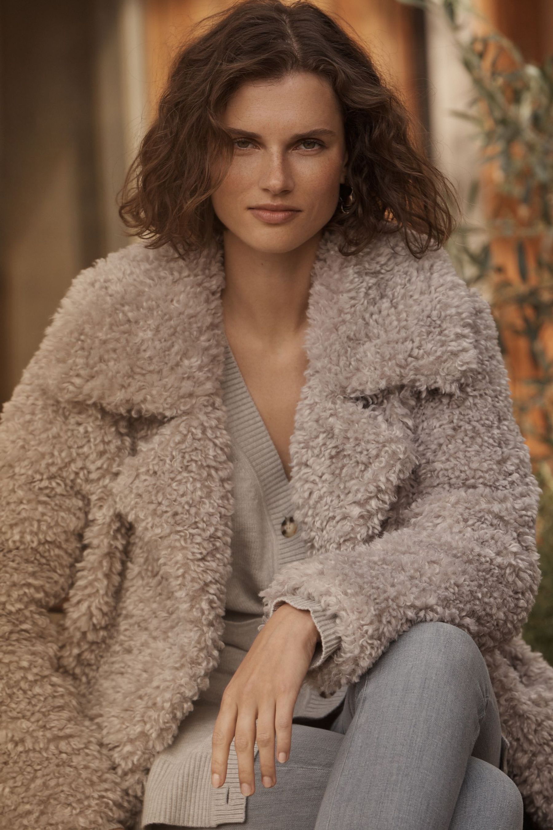 Buy Teddy Borg Coat from Next Ireland