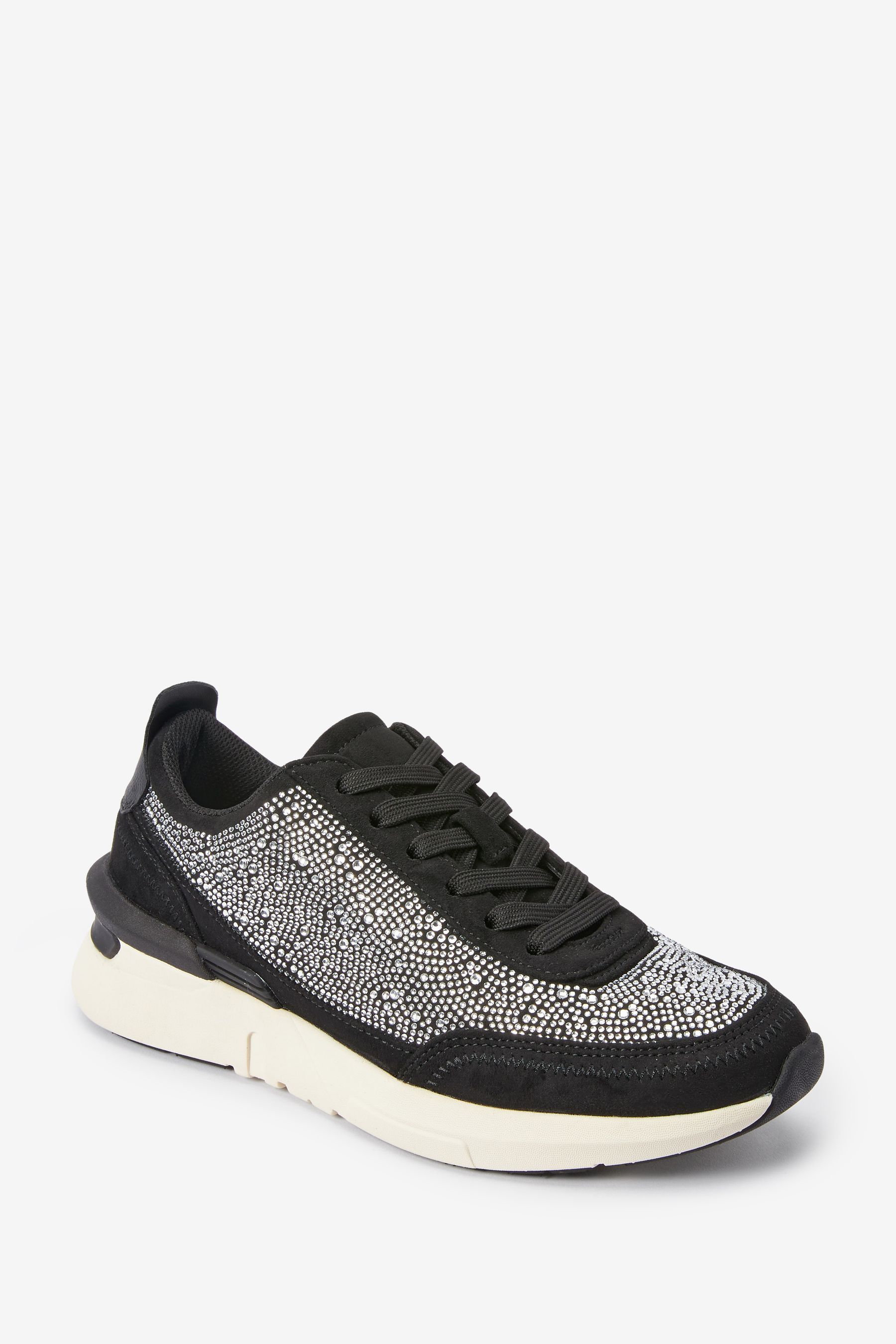 Buy Forever Comfort Bling Lace Up Trainers from Next Ireland