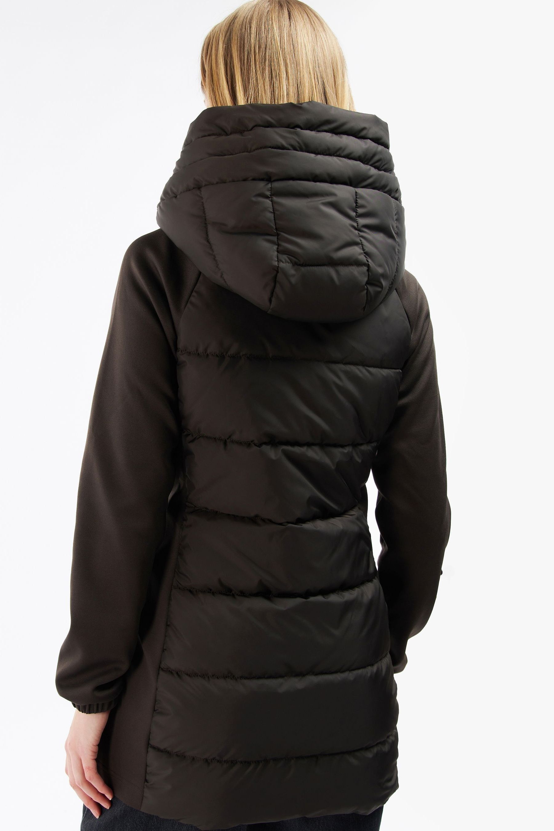 Buy Barbour® Coastal Longline Padded Fleece Lined Hooded Hybrid Kennard