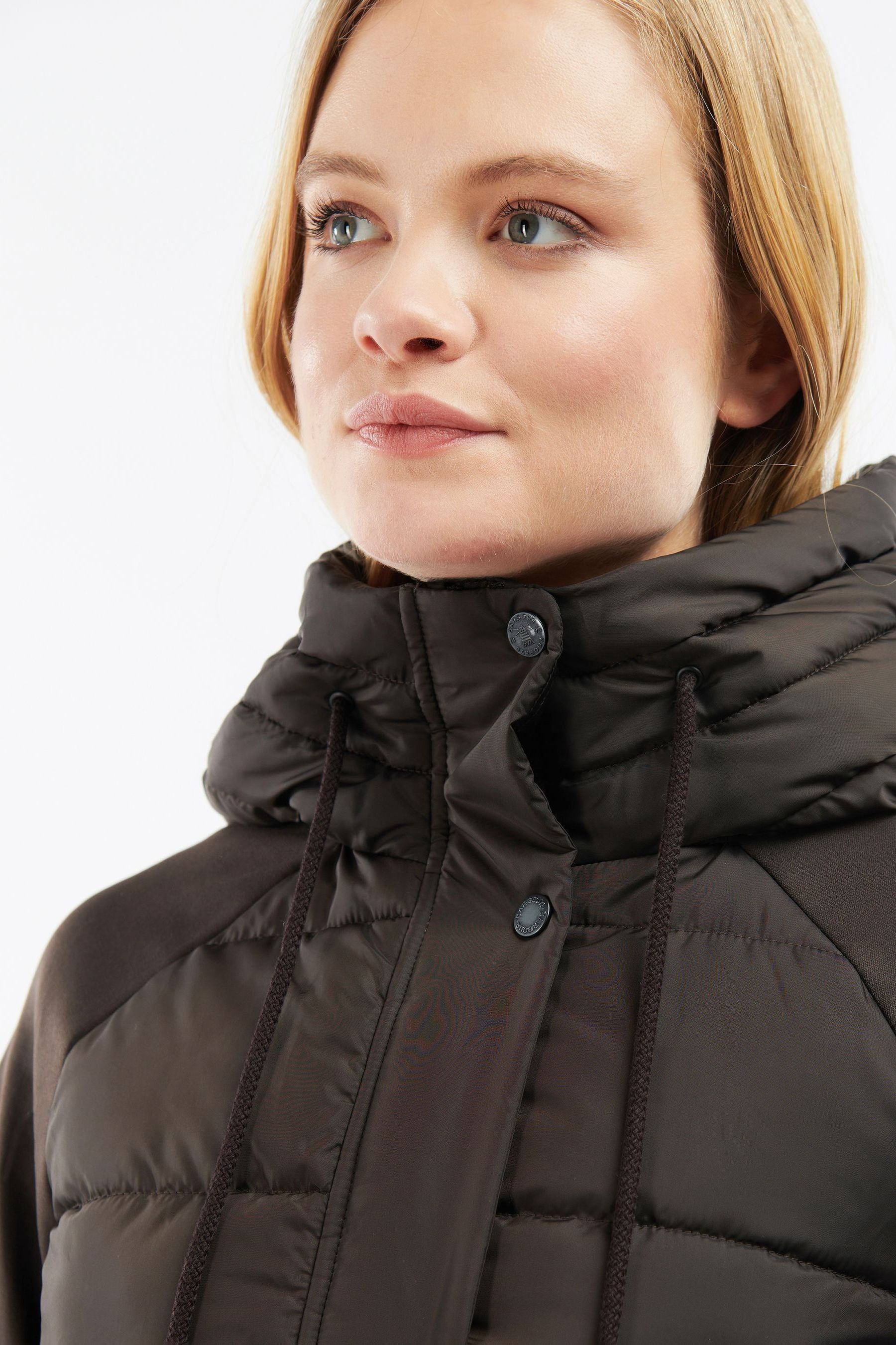 Buy Barbour® Coastal Longline Padded Fleece Lined Hooded Hybrid Kennard