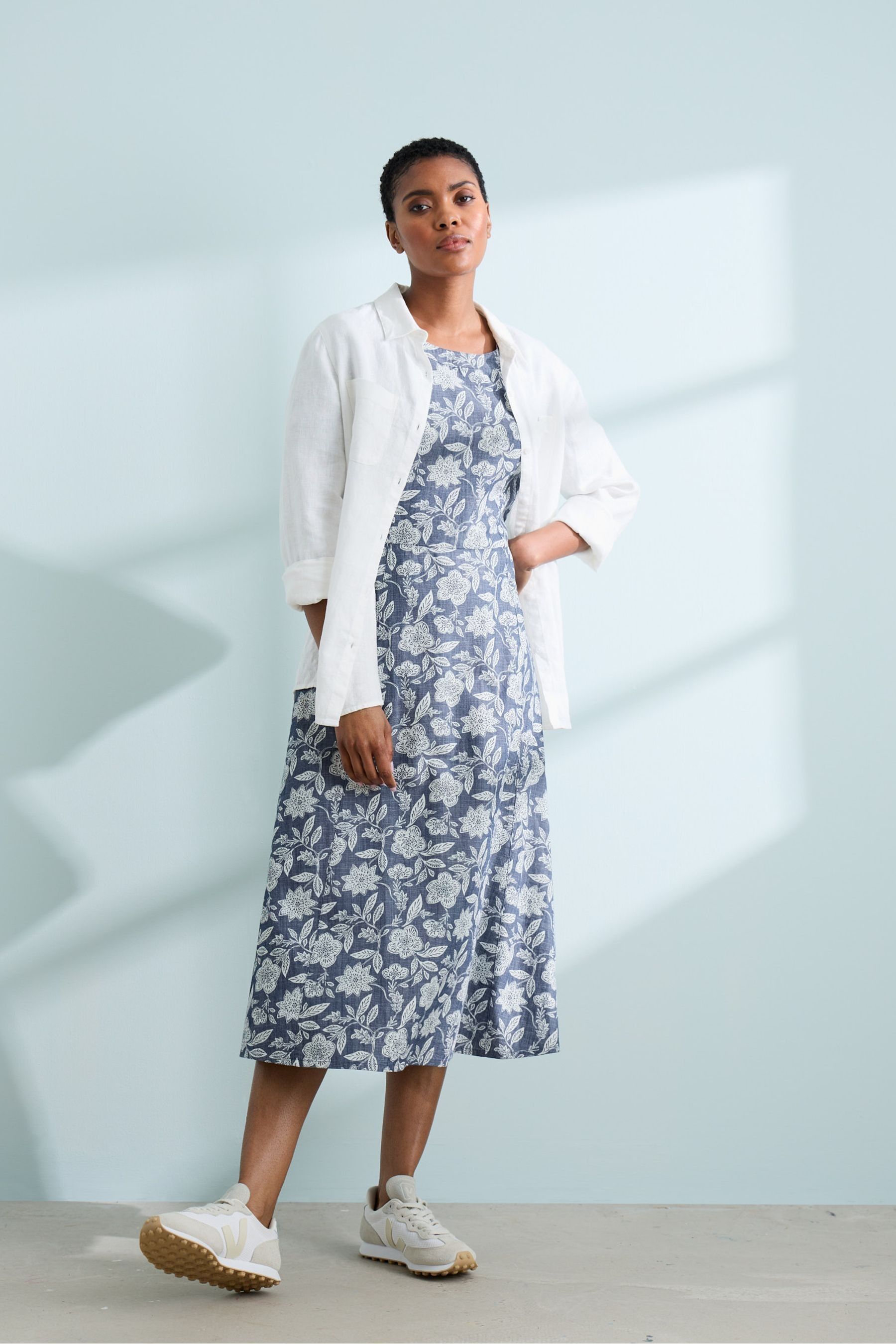 Buy Seasalt Cornwall Blue Fox Path Dress from Next Ireland