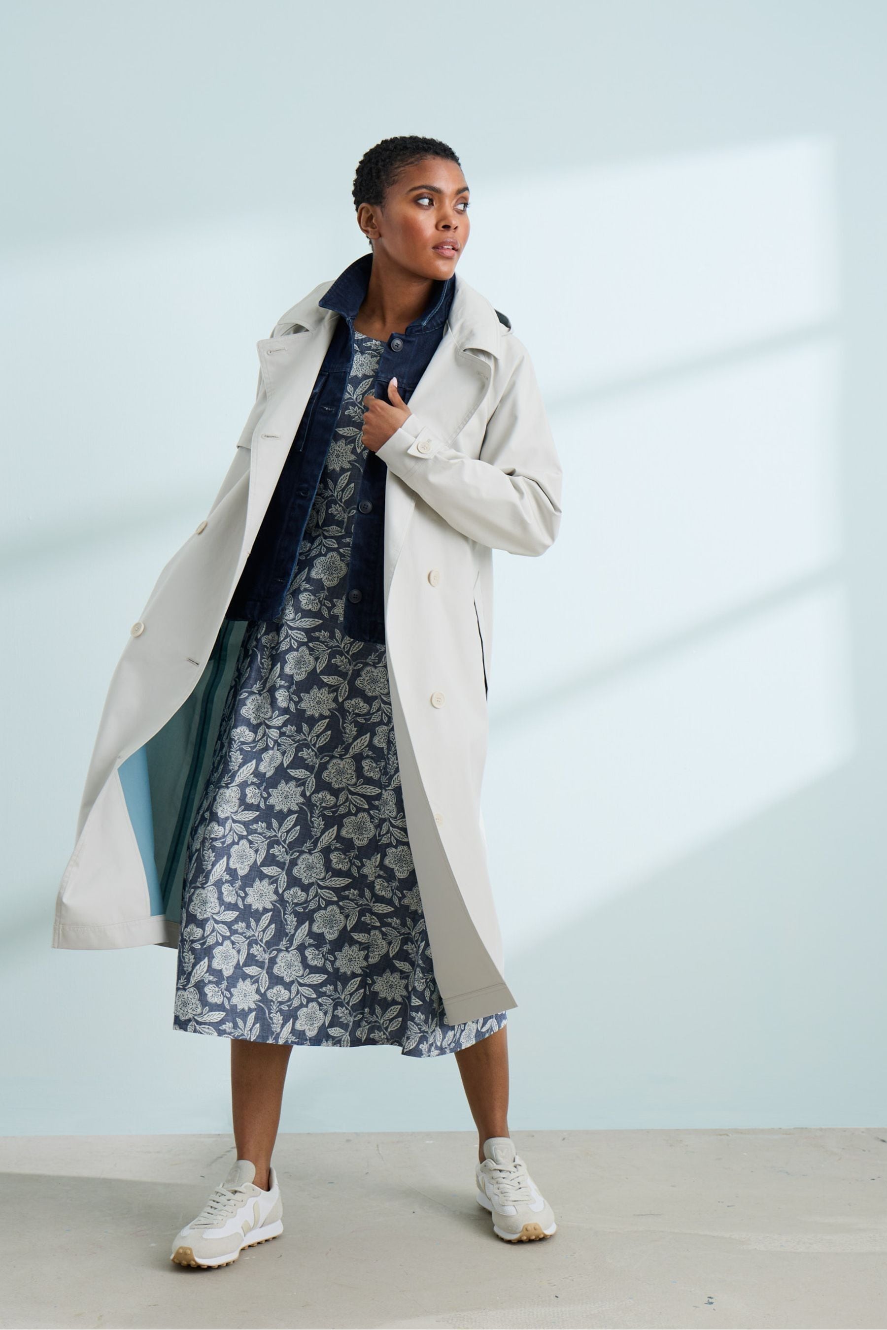 Buy Seasalt Cornwall Blue Fox Path Dress from Next Ireland