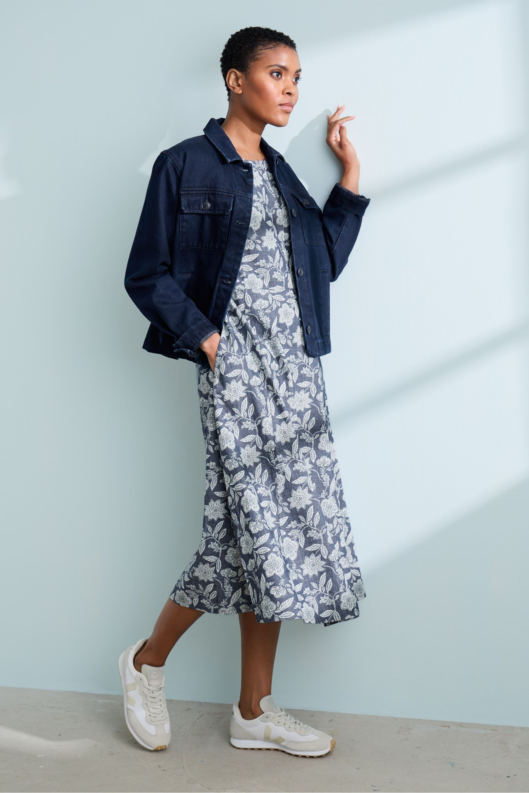 Buy Seasalt Cornwall Blue Fox Path Dress from Next Ireland