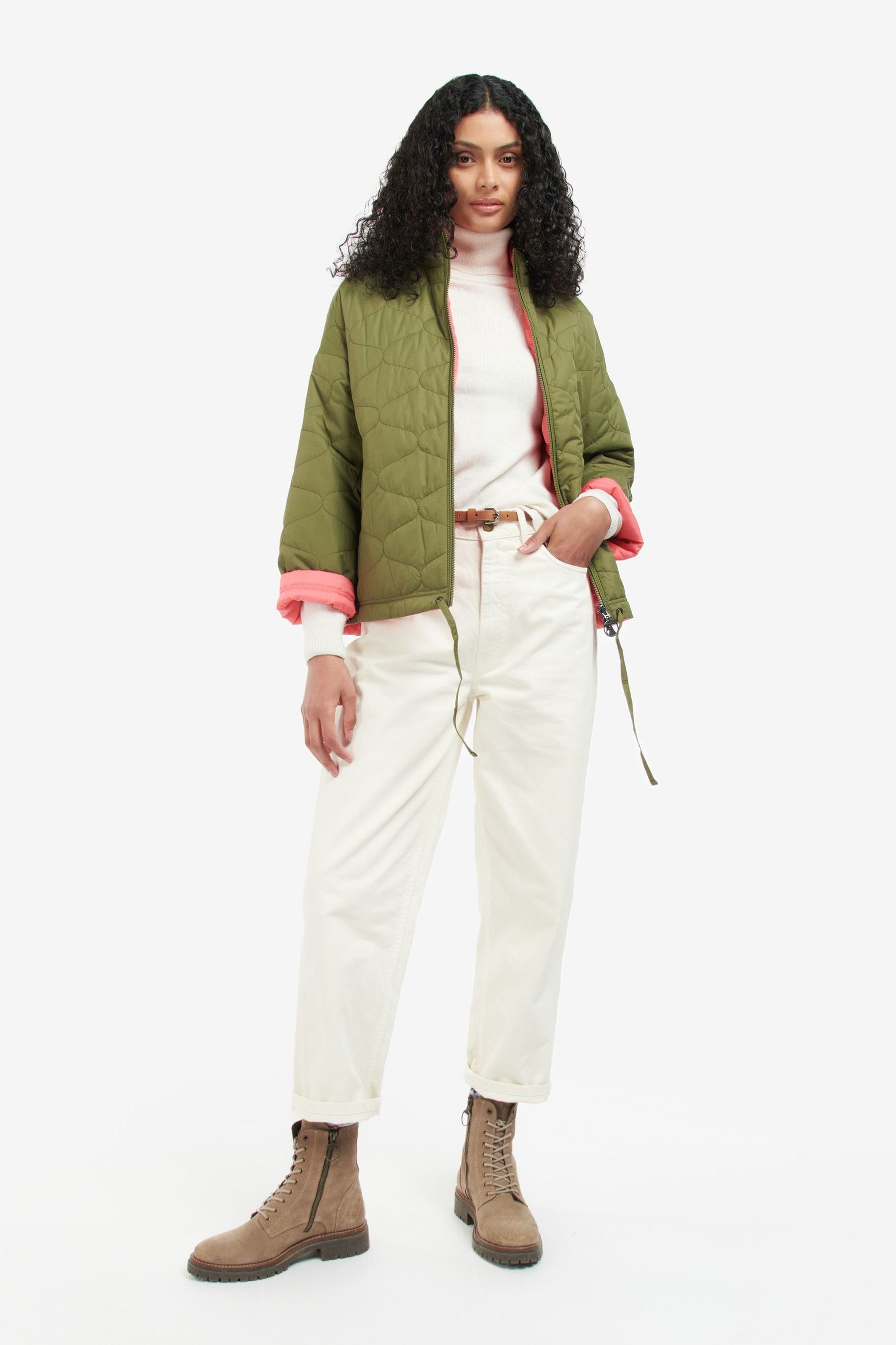 Buy Barbour® Apia Reversible Quilted Drawcord Jacket from Next Ireland