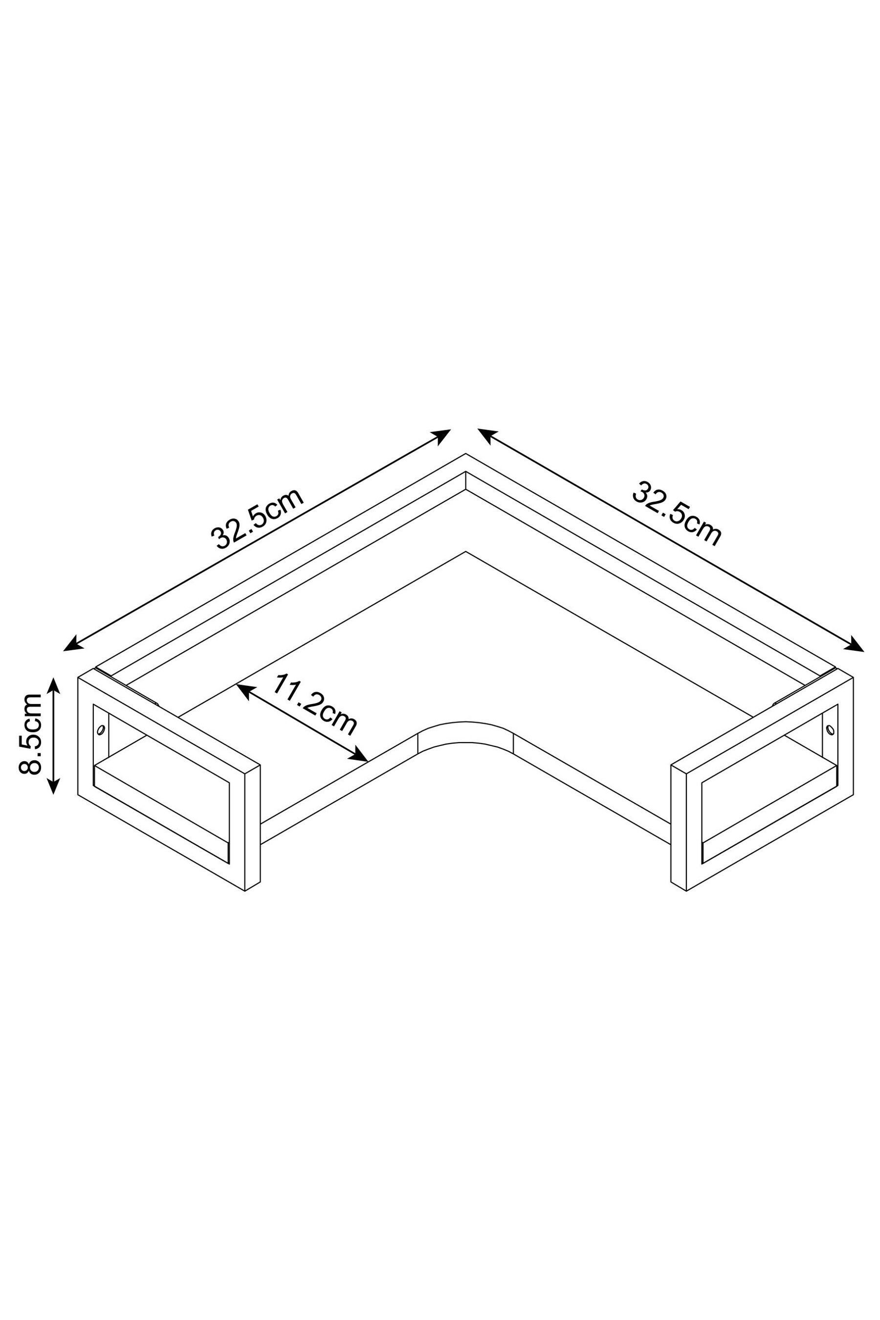 Buy Bronx Corner Wall Shelf from the Next UK online shop