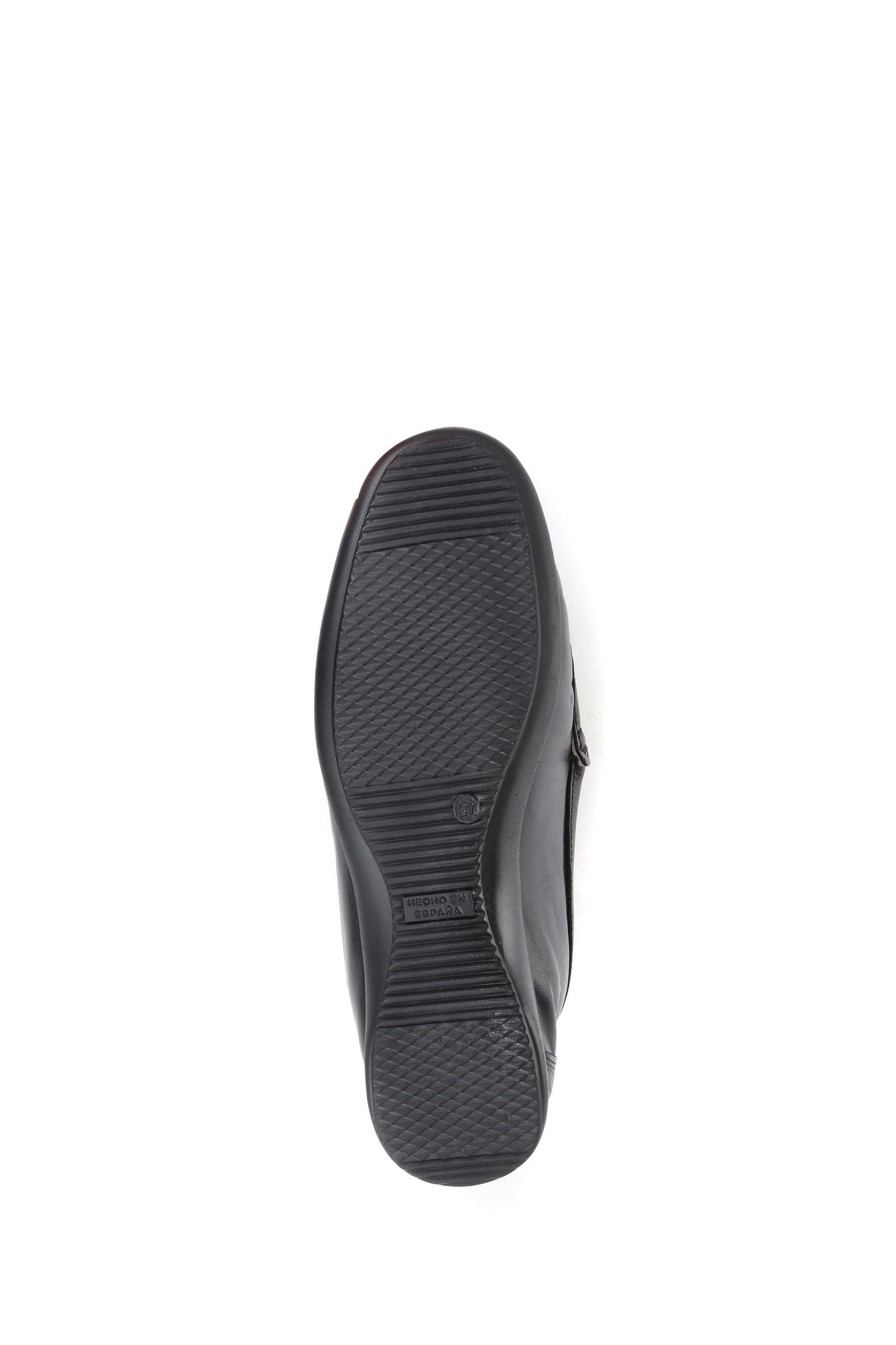 Buy Pavers Wide Fit Black Leather Loafers from the Next UK online shop