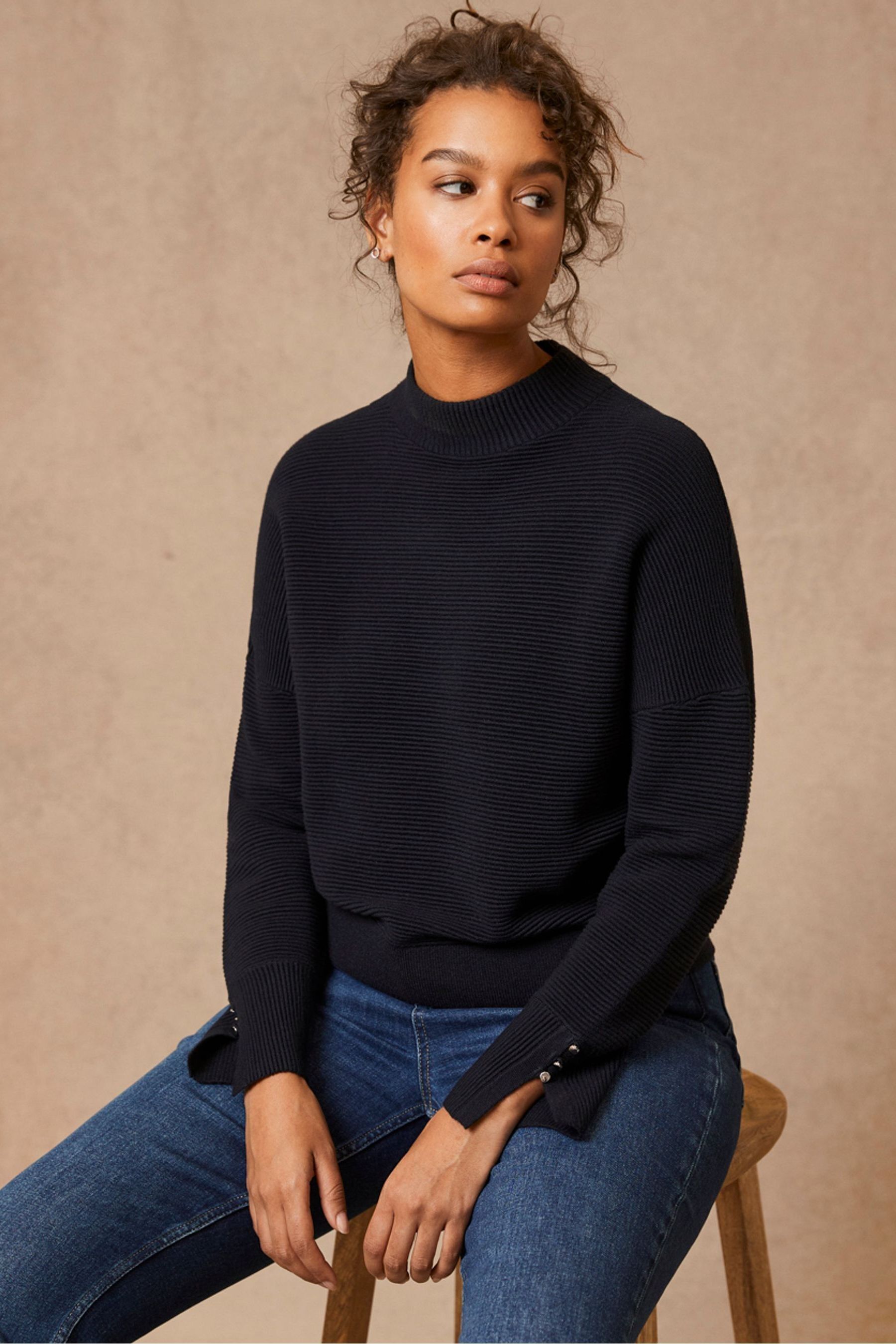 Buy Mint Velvet Blue Ottoman Jumper from Next Ireland