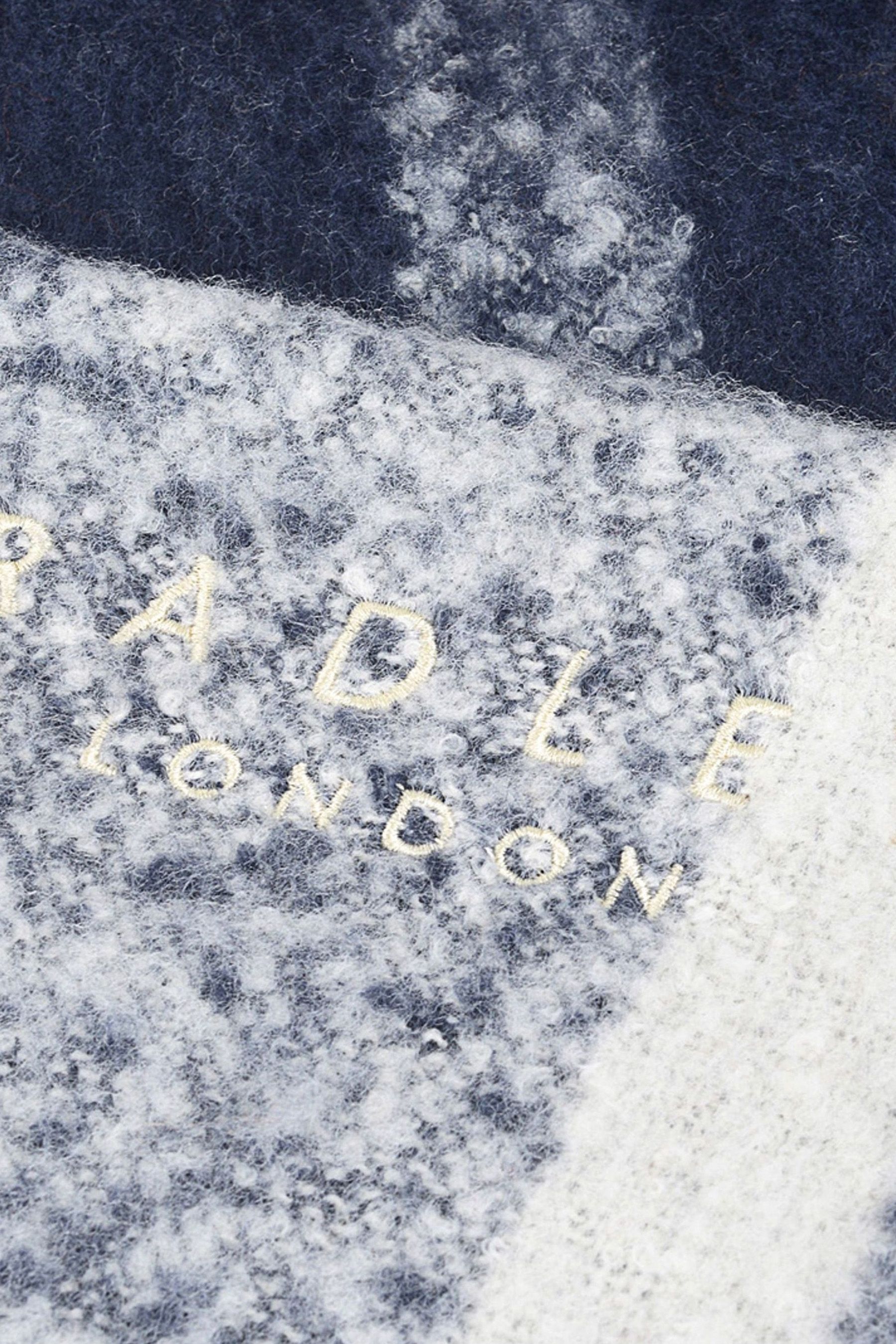 Buy Radley London Ink Blue Fluffy Check Poncho bei Next Deutschland