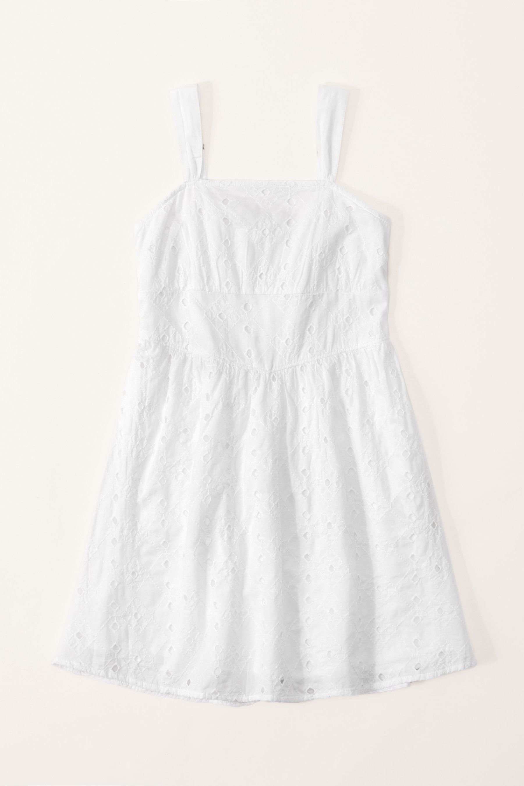 Buy Abercrombie & Fitch White Floral Embroidered Easter Dress from Next