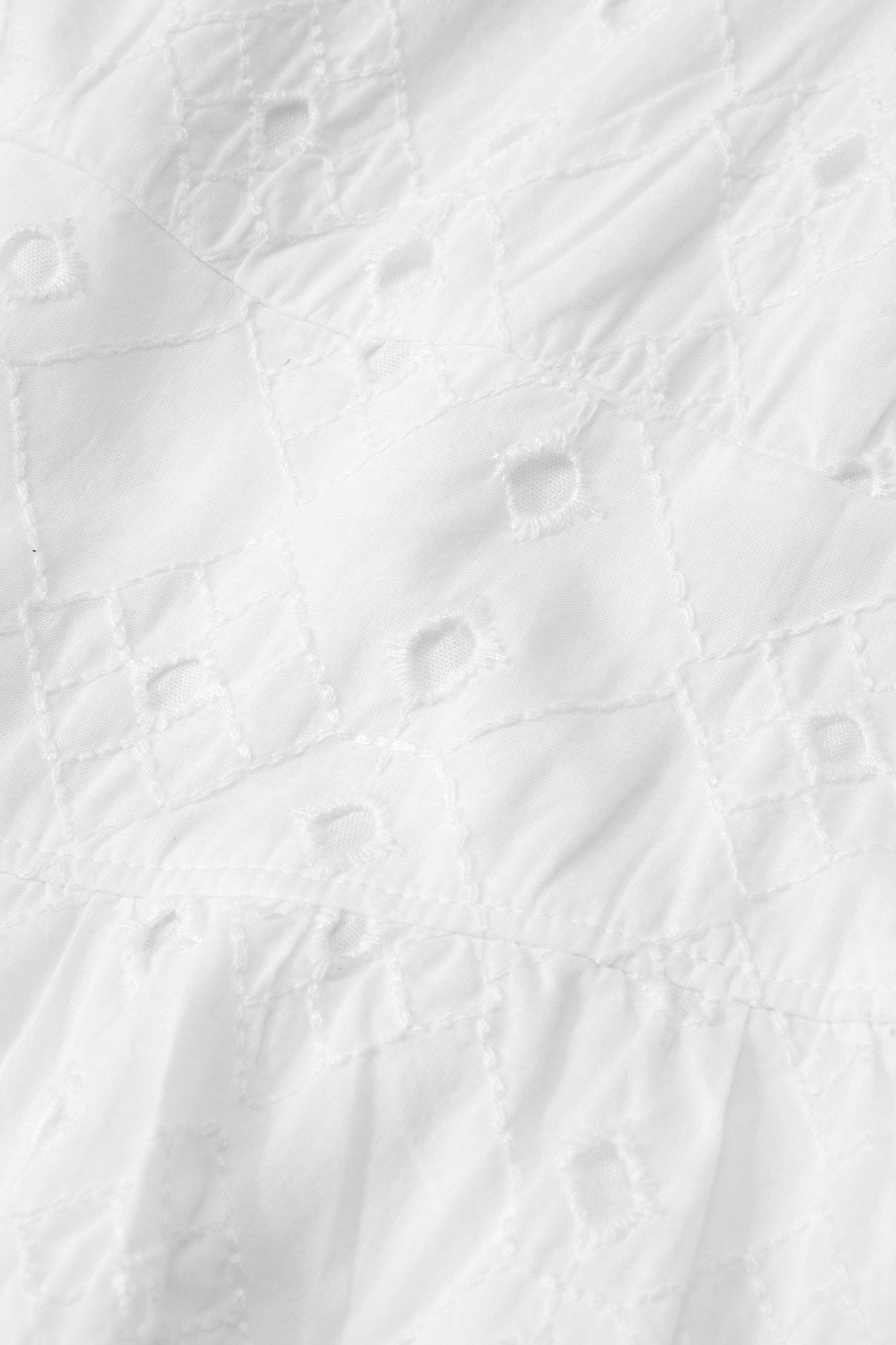 Buy Abercrombie & Fitch White Floral Embroidered Easter Dress from Next