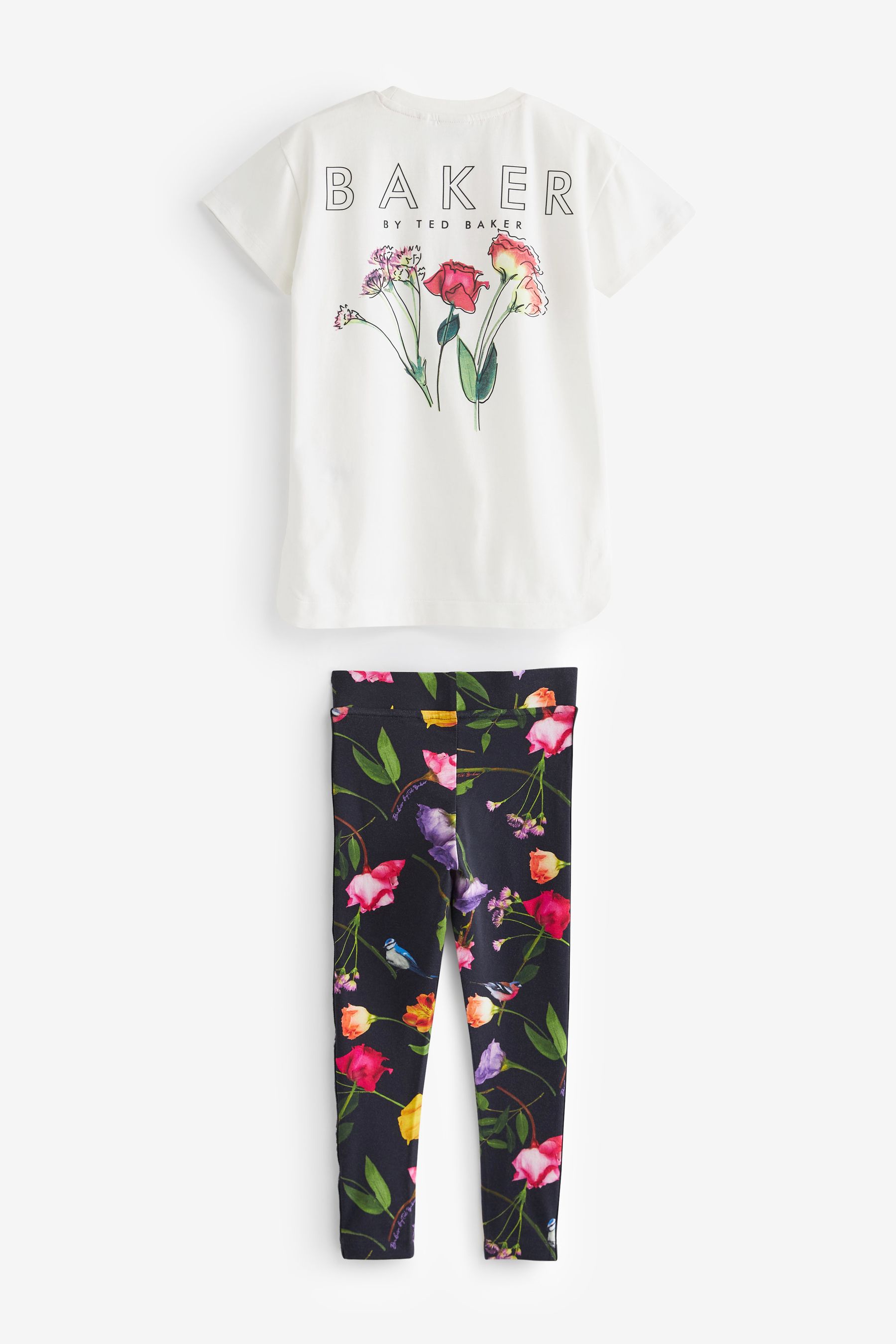 Buy Baker by Ted Baker Floral Legging and TShirt Set from Next Latvia
