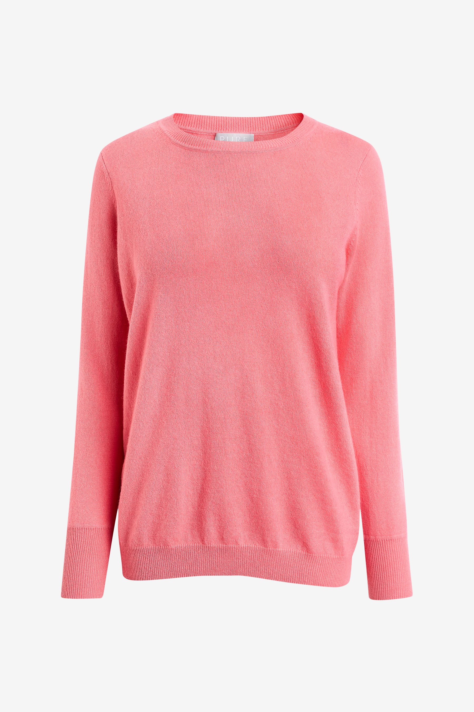 Buy Pure Collection Pink Cashmere Boyfriend Sweater from the Next UK