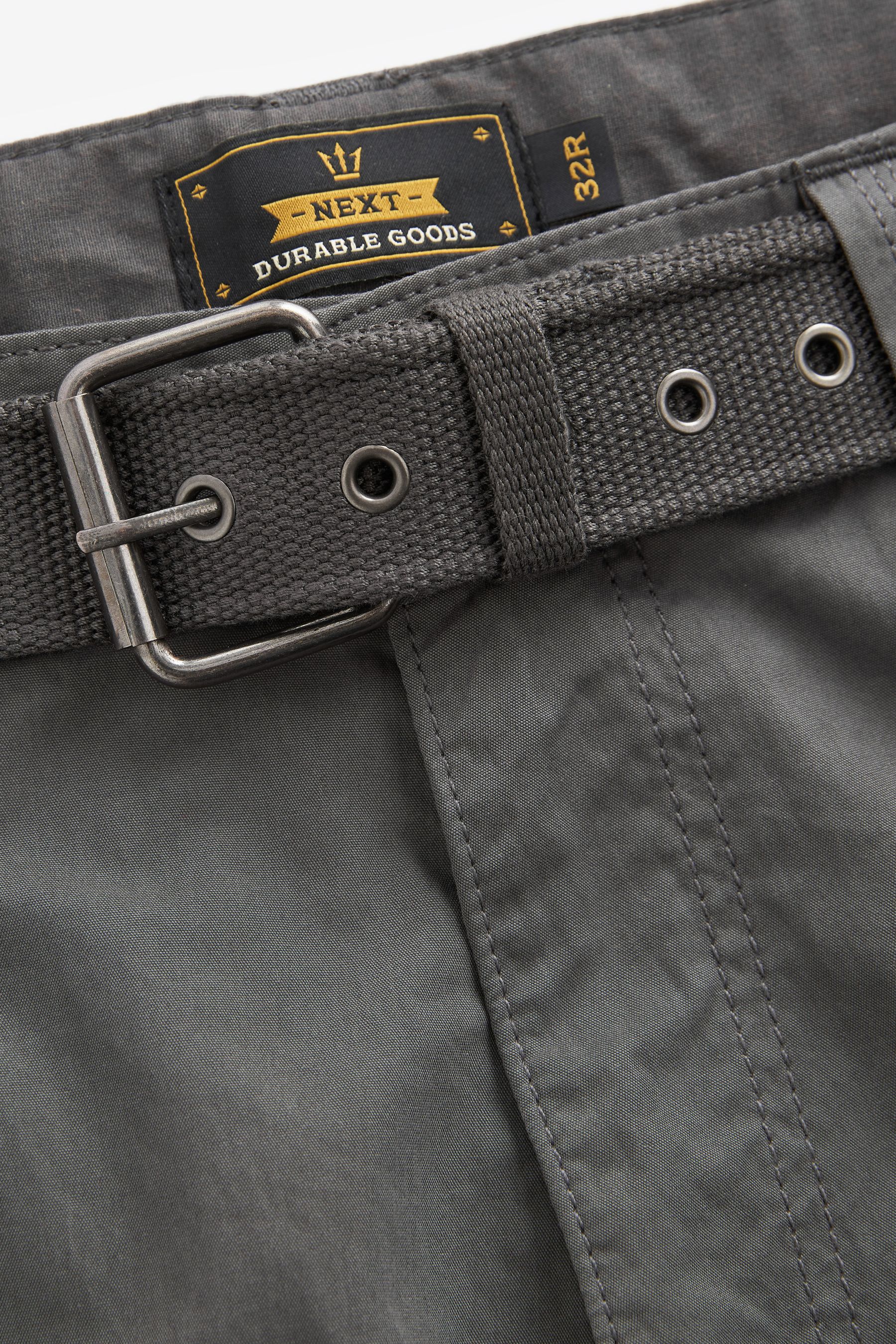 Buy Belted Tech Cargo Trousers from Next Ireland