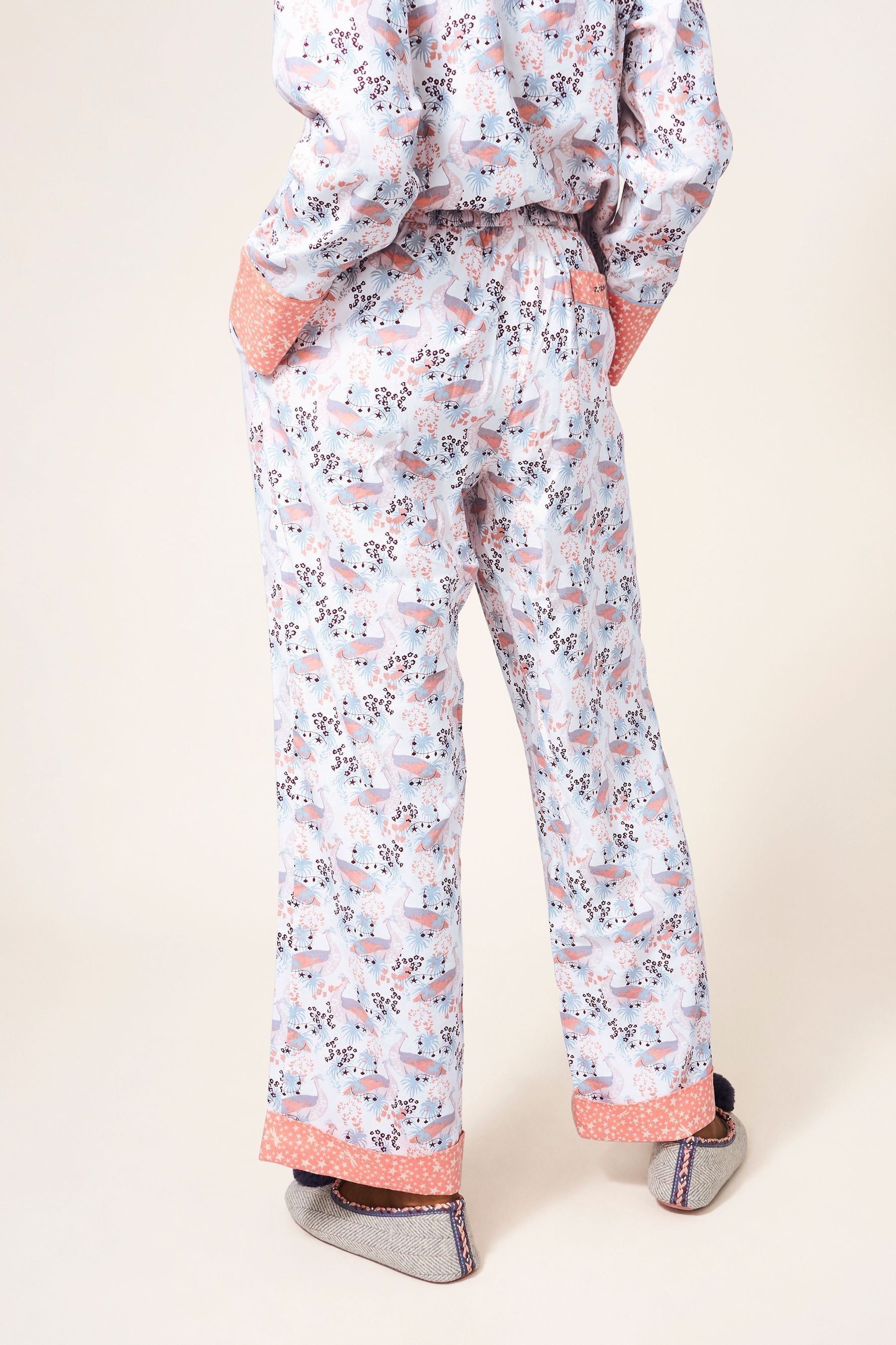 Buy White Stuff Nina Woven White Pyjama Bottoms from Next Ireland