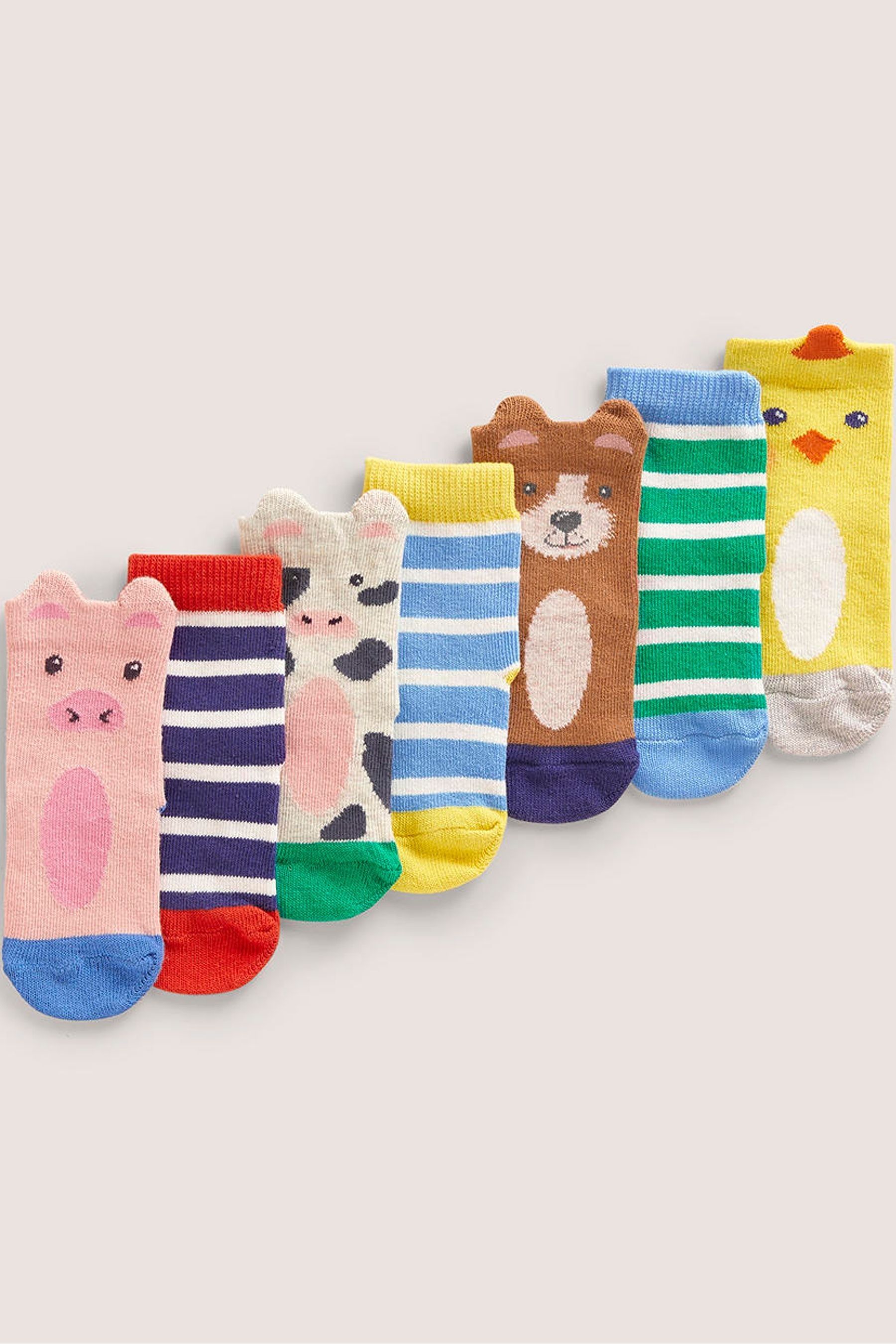 Buy Boden Baby Boys White Socks 7 Pack from Next USA
