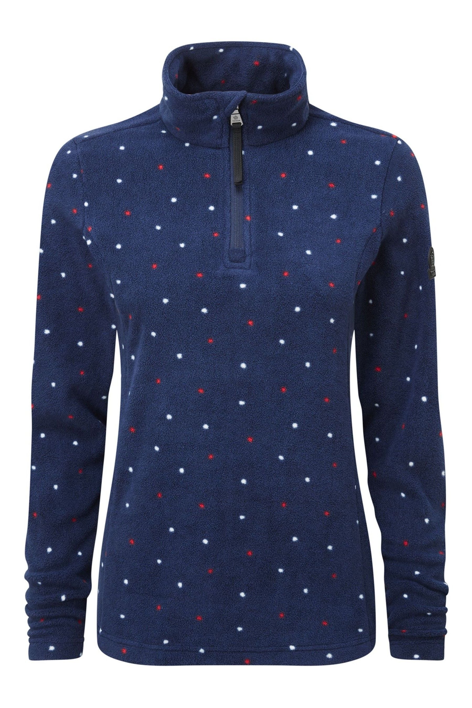 Buy Tog 24 Blue Shepley Womens Fleece Zip Neck from Next Israel