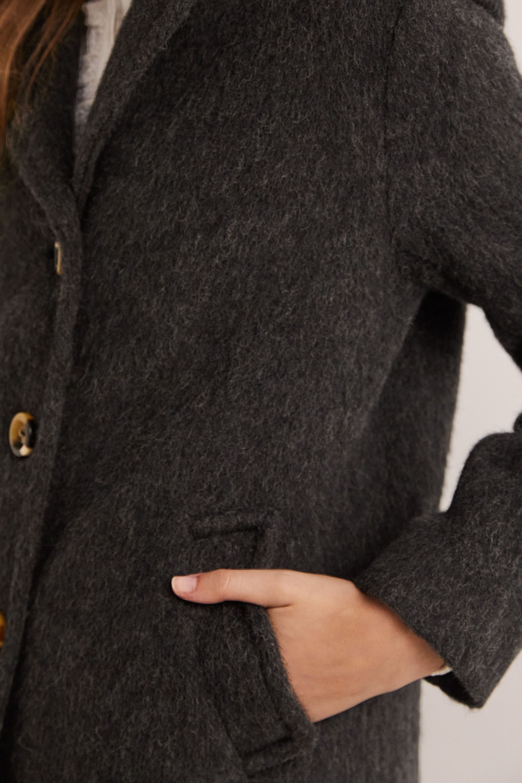 Buy Boden Italian Wool Collared Coat from Next Ireland