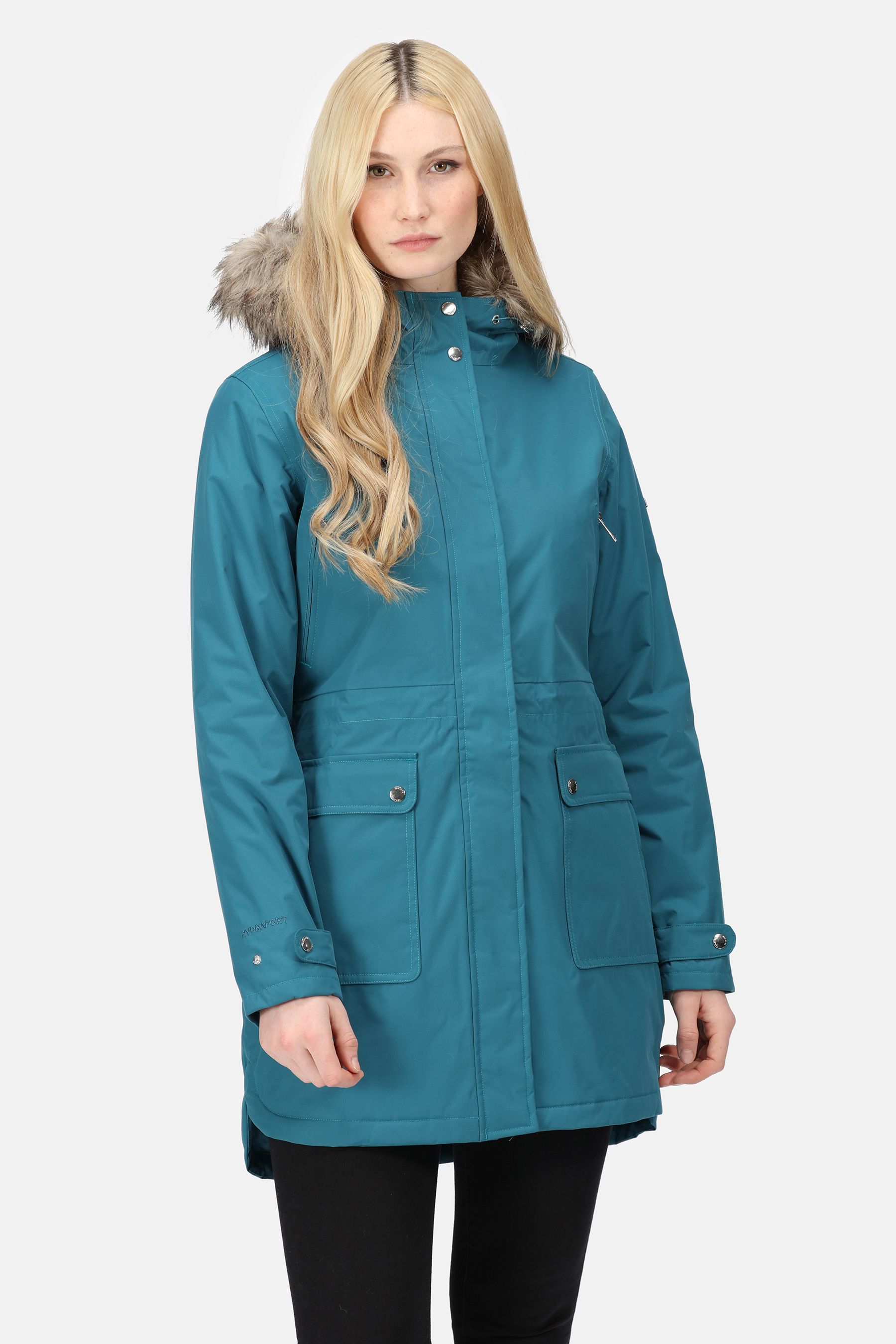 Buy Regatta Sabinka Longline Waterproof Insulated Black Jacket from the Next UK online shop