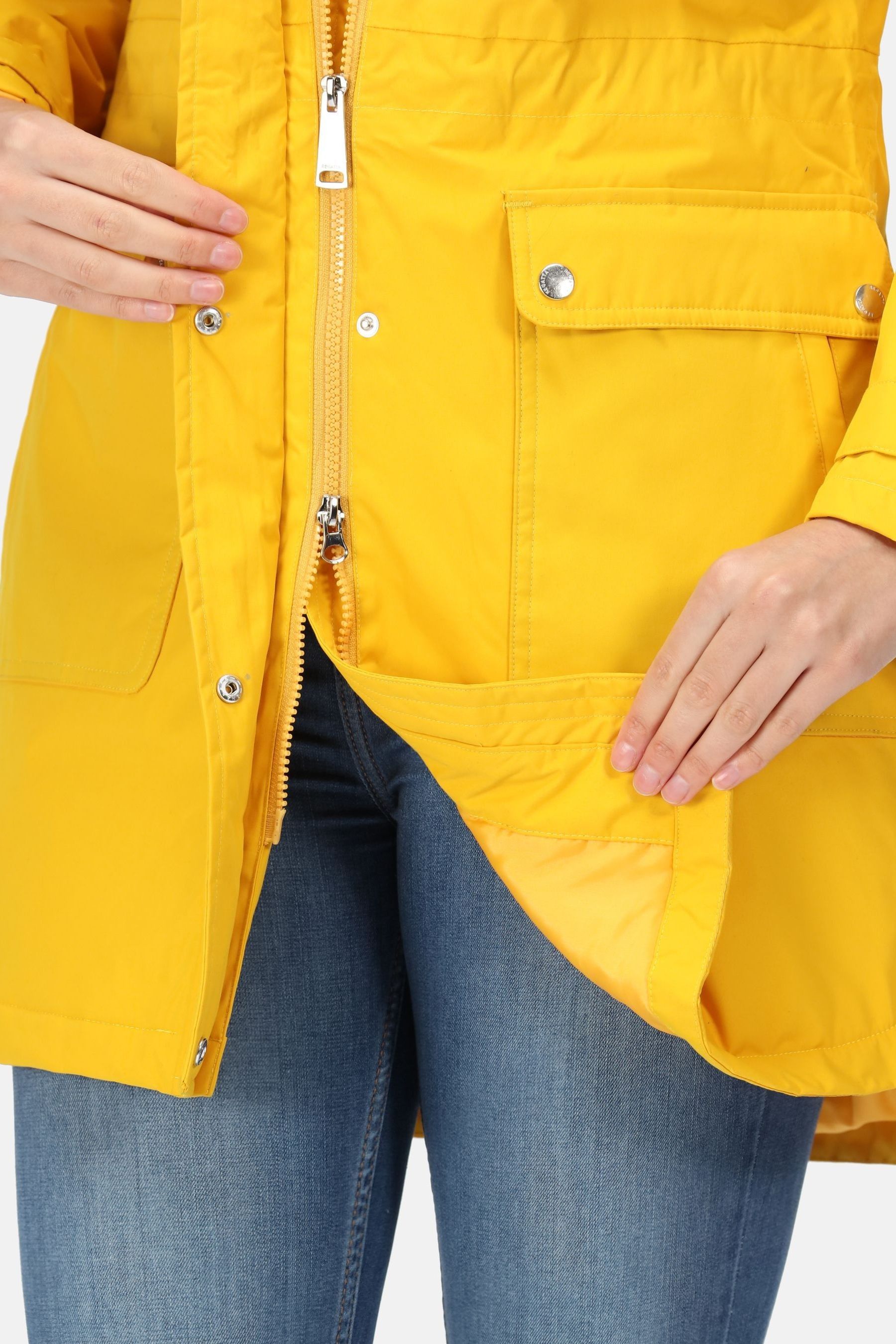 Buy Regatta Sabinka Longline Waterproof Insulated Black Jacket from the Next UK online shop