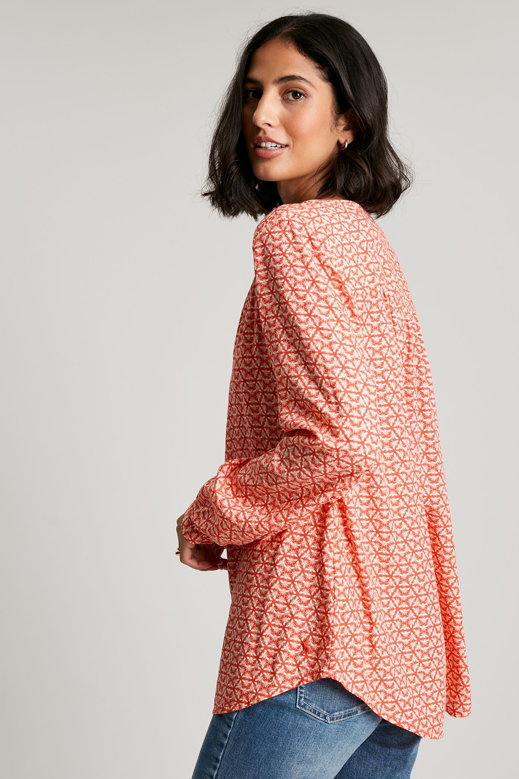 Buy Joules Red Pop Over Top from Next Ireland