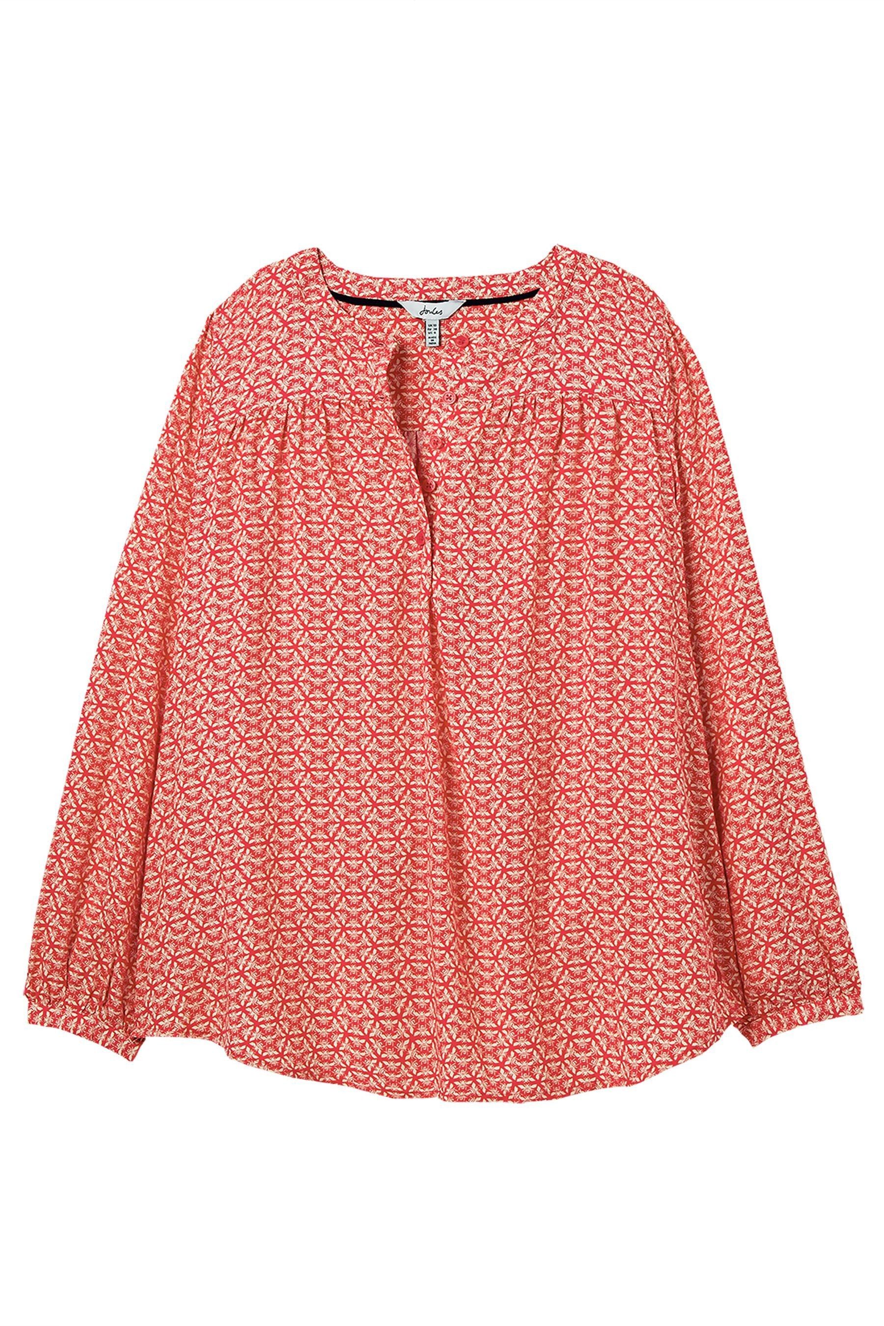 Buy Joules Red Pop Over Top from Next Ireland