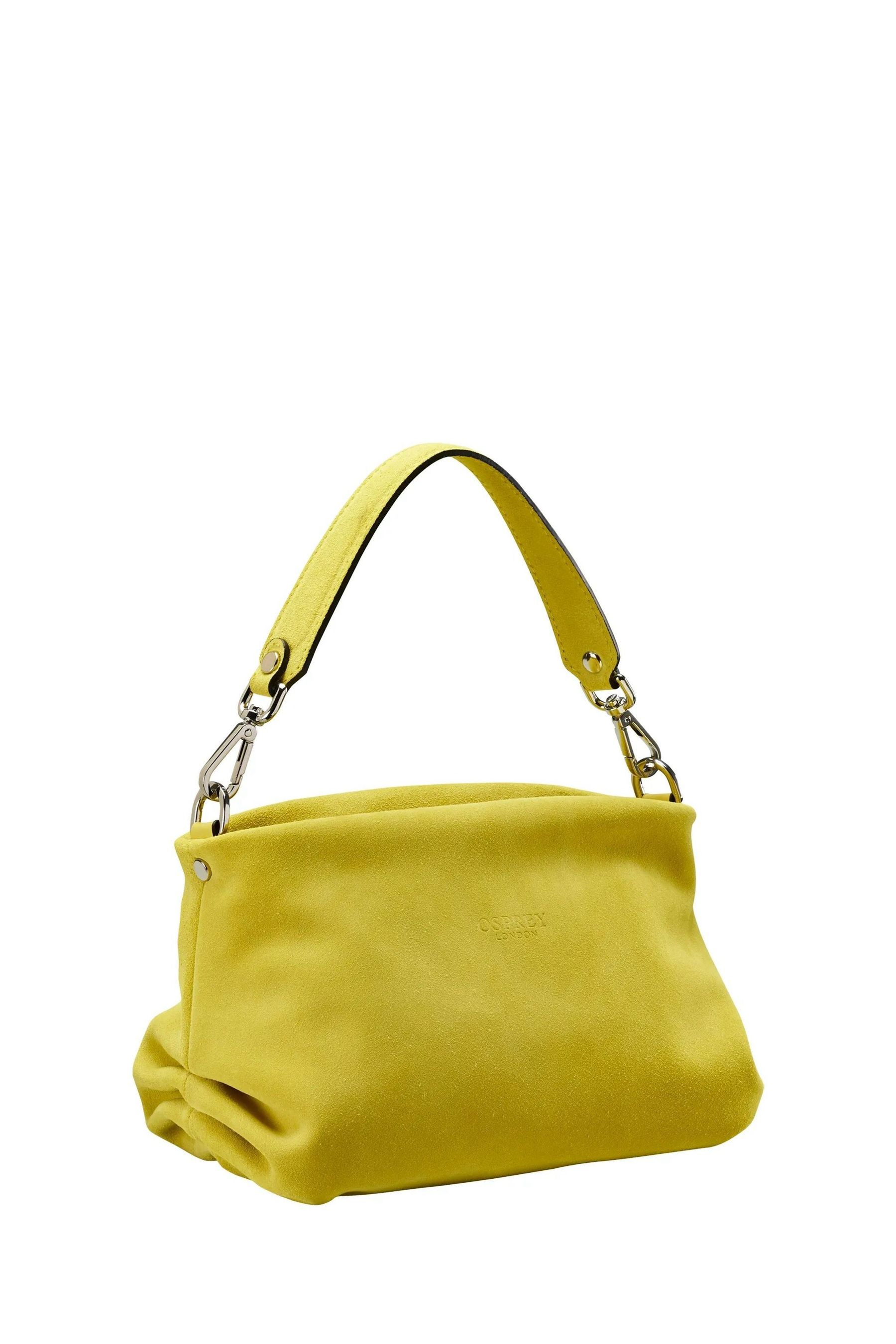 Buy OSPREY LONDON The Carina Shrug Italian Suede Handbag from the Next