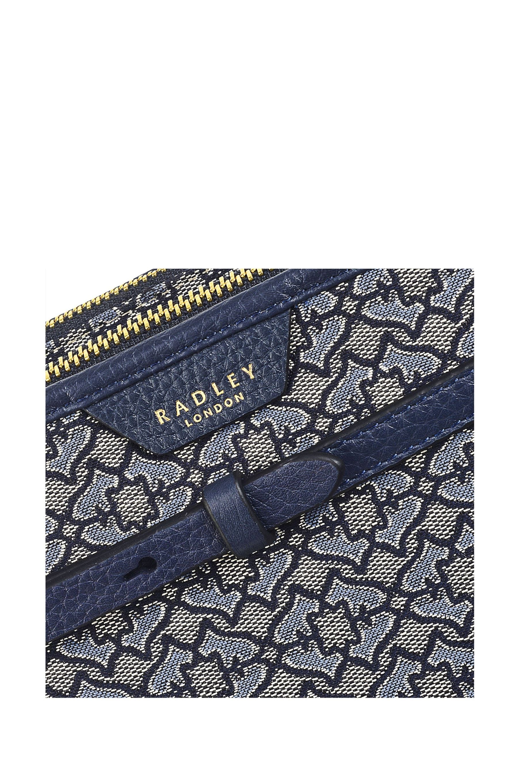 Buy Radley London Medium Dukes Place Heirloom ZipTop CrossBody Blue