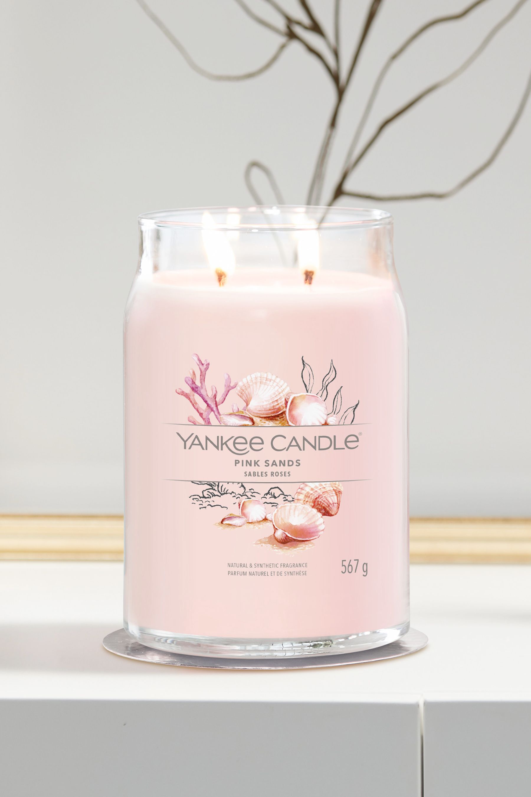 Buy Yankee Candle Signature Large Jar Scented Candle, Pink Sands from