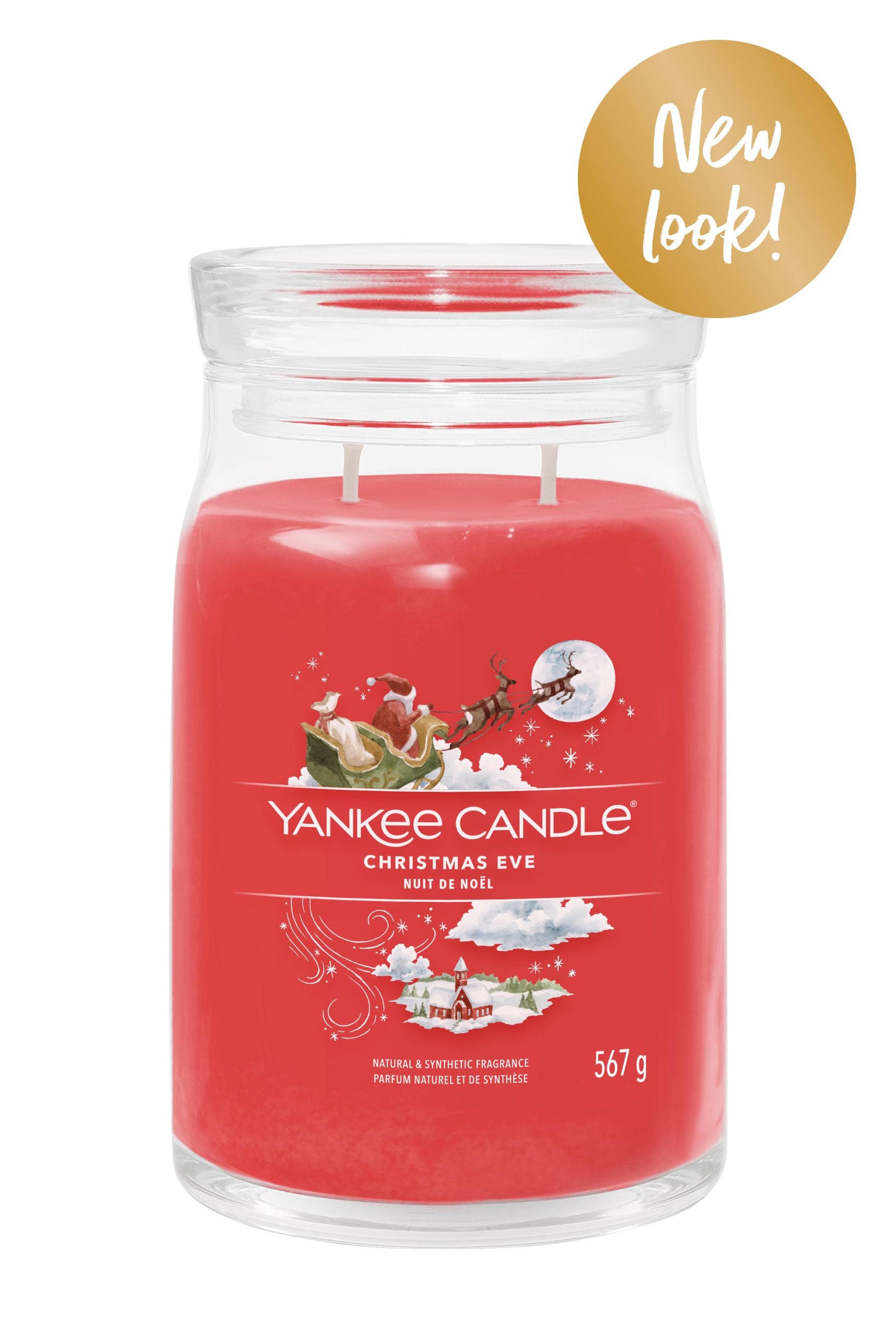 Buy Yankee Candle Signature Large Jar Scented Candle, Christmas Eve