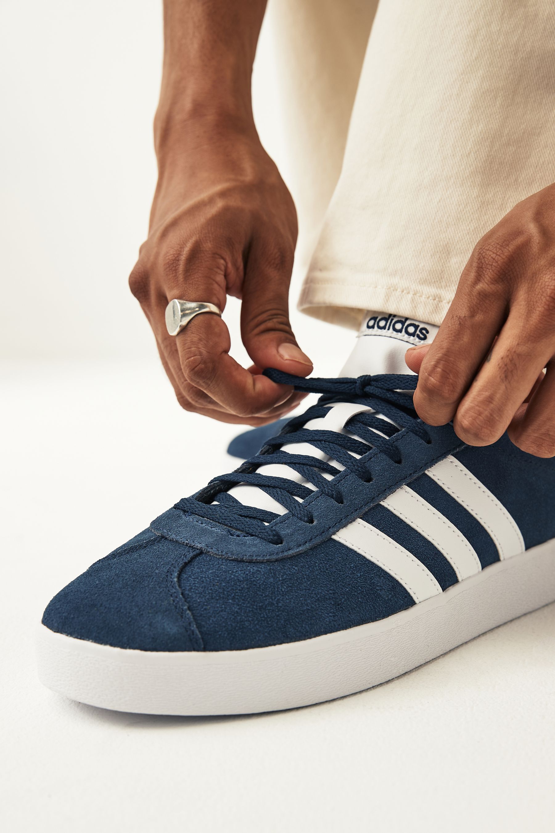 adidas vl court bleu
