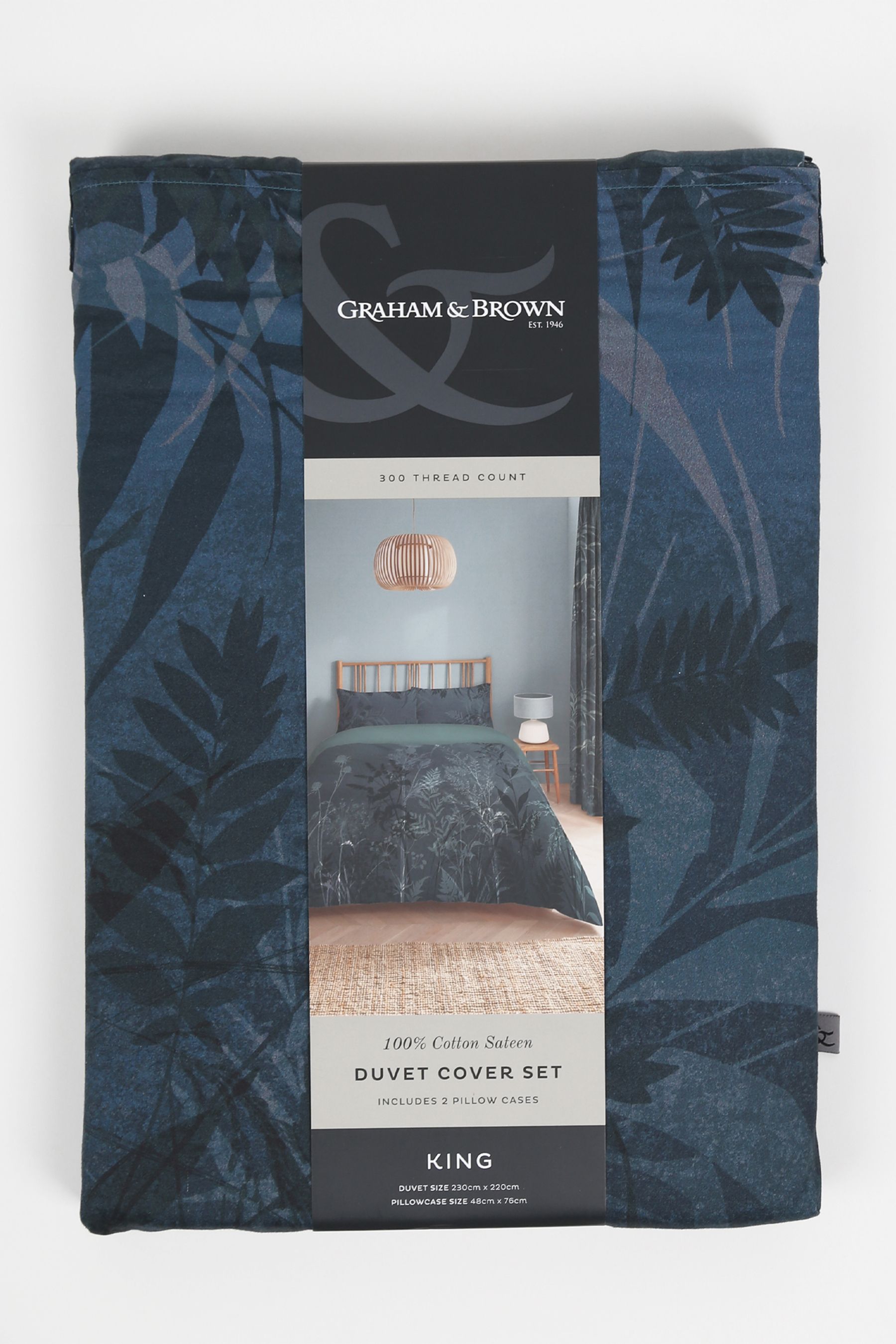 Buy Graham & Brown Restore 100 Cotton Duvet Cover and Pillowcase Set