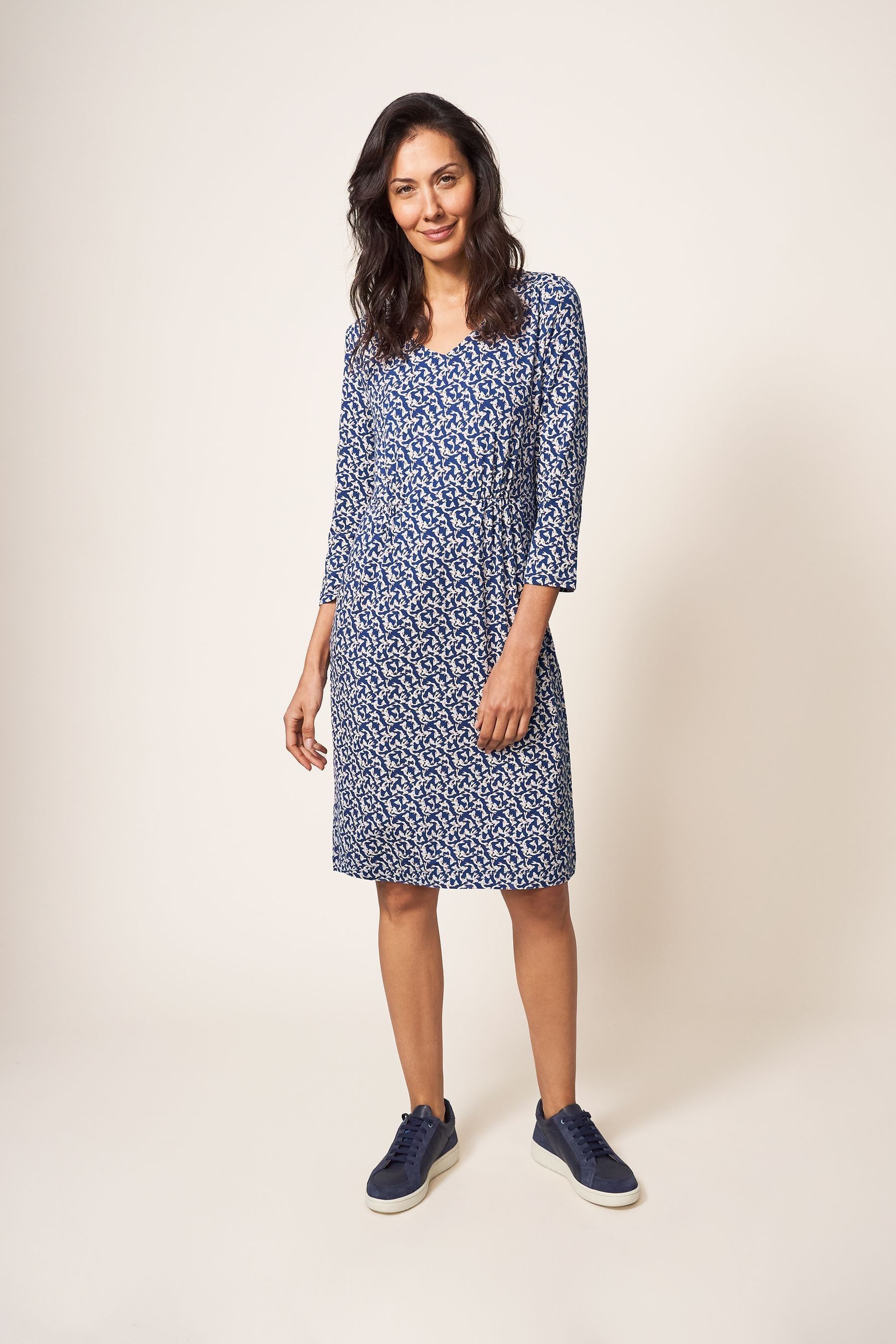 Buy White Stuff Blue Tallie Eco Vero Jersey Dress from Next Ireland