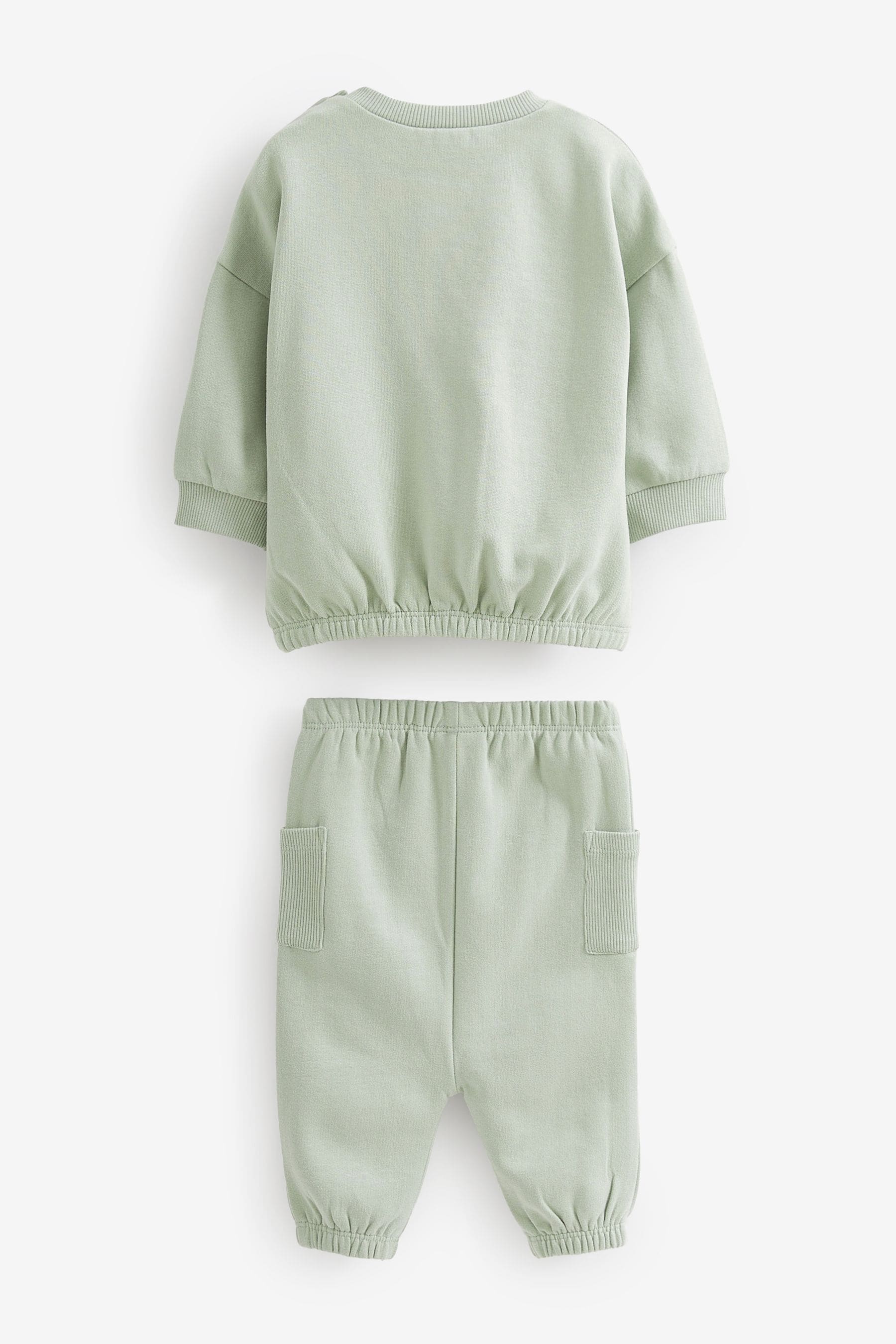 Buy Sage Green Baby Cosy Sweatshirt and Joggers Set from the Next UK ...