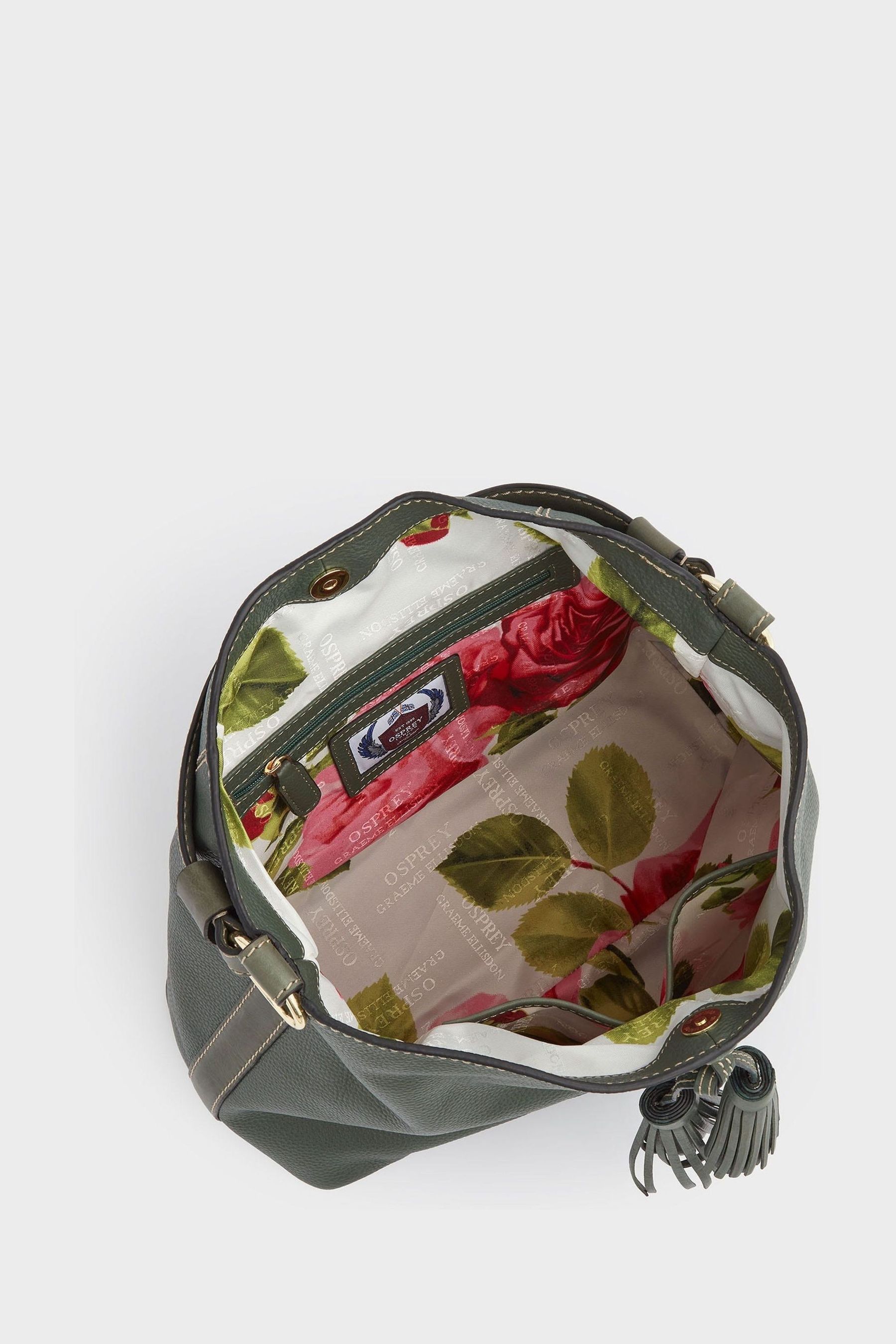 Buy Osprey London The Savanna Leather Hobo Bag from the Next UK online shop