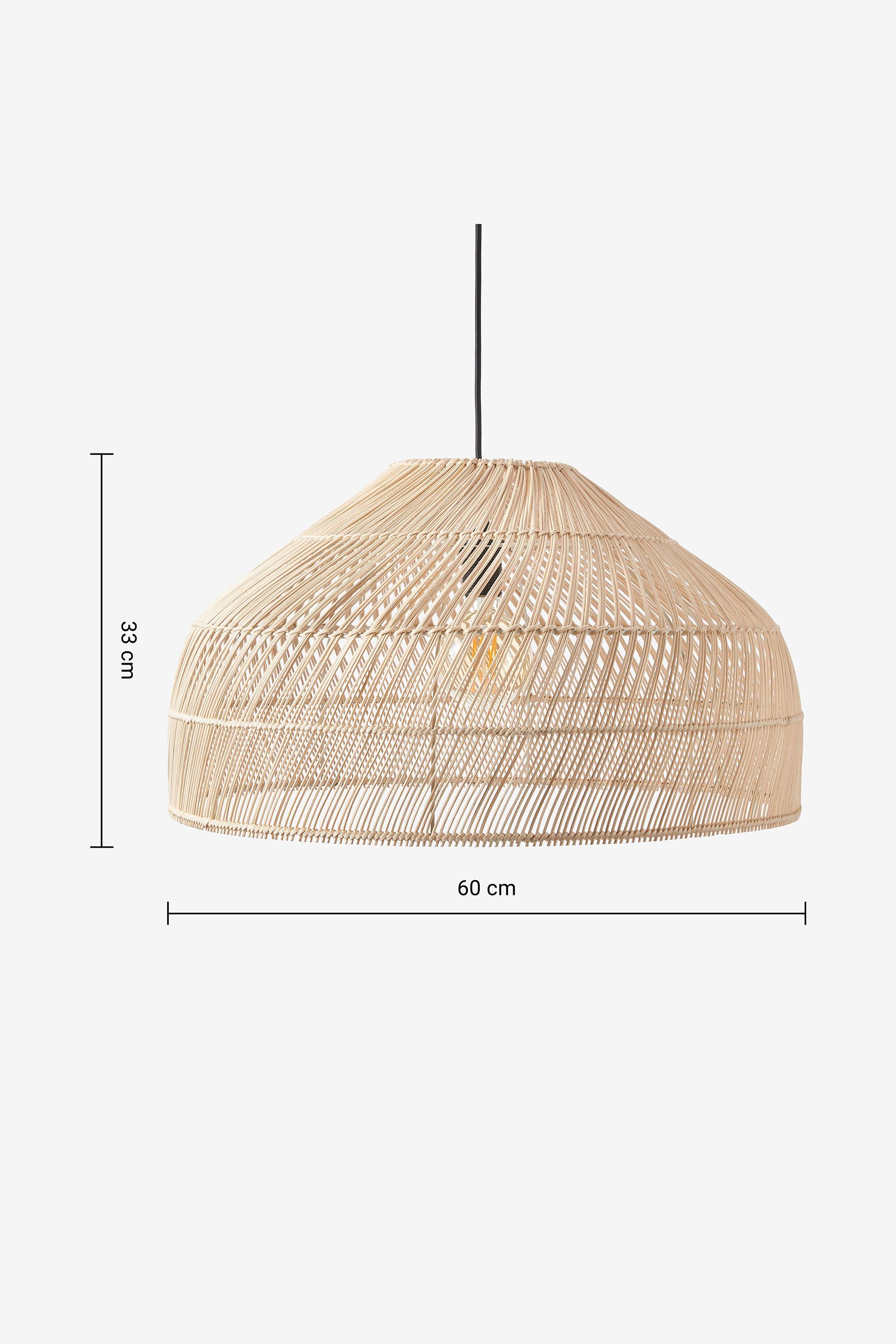 Buy MADE.COM Natural Rattan Java Extra Large Lamp Shade from the Next ...