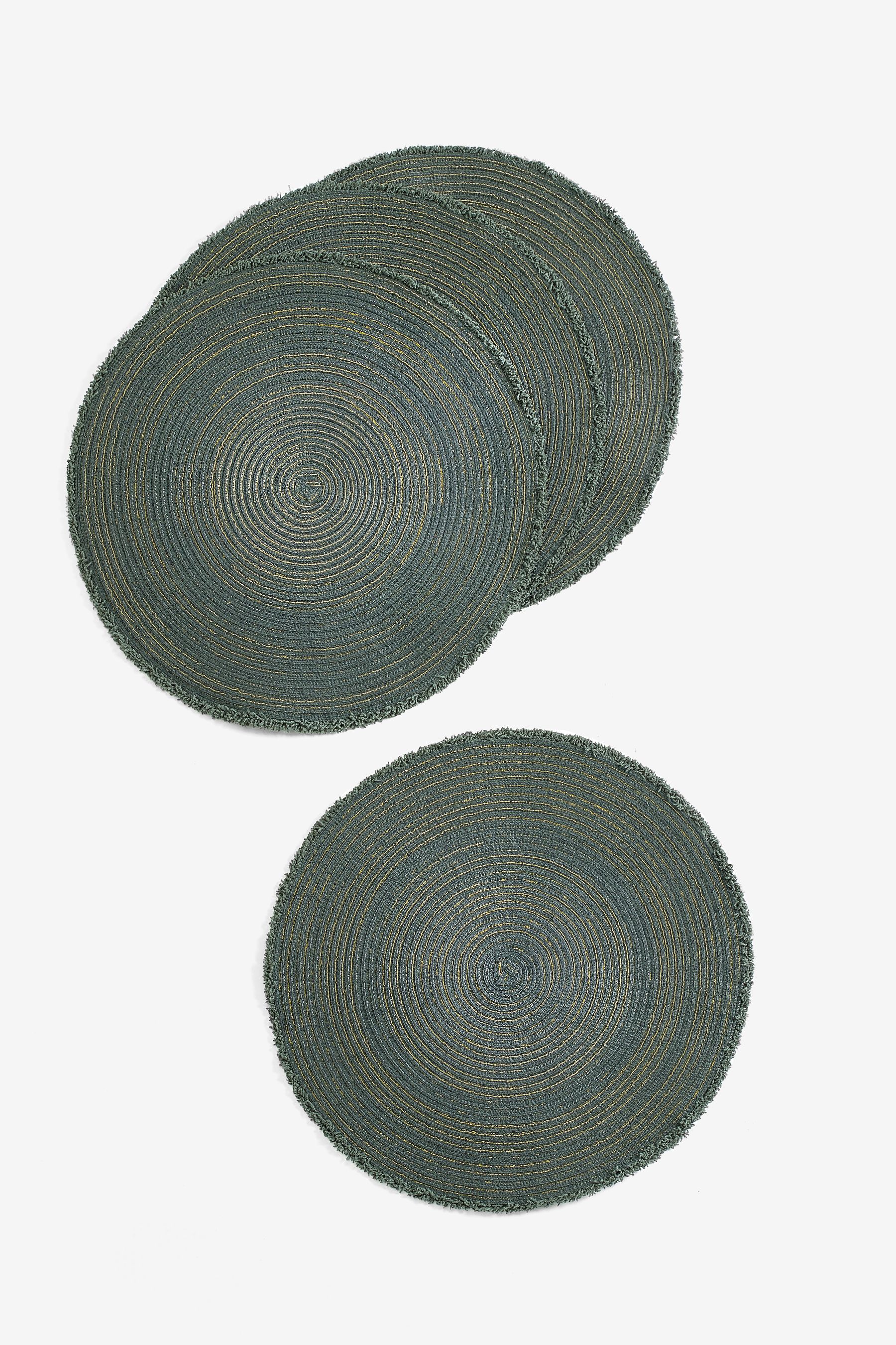 Buy Set of 4 Fringe Placemats from Next Ireland