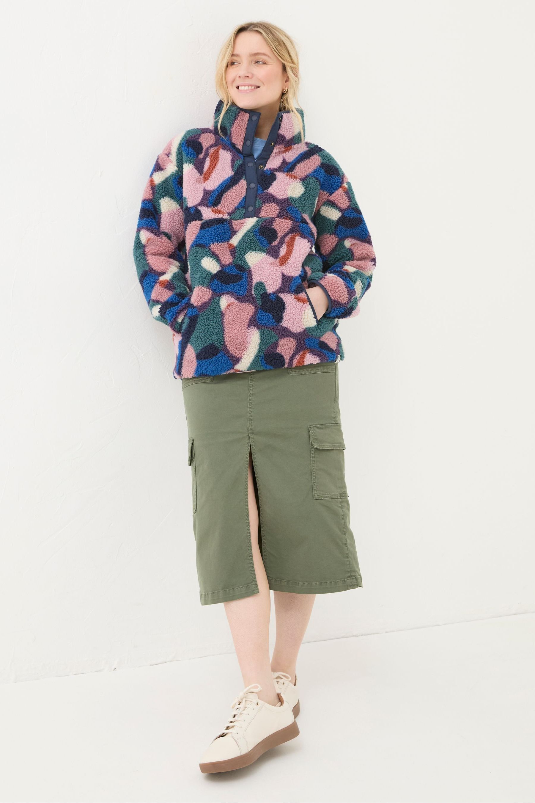 Buy FatFace Abstract Printed Fleece from the Laura Ashley online shop