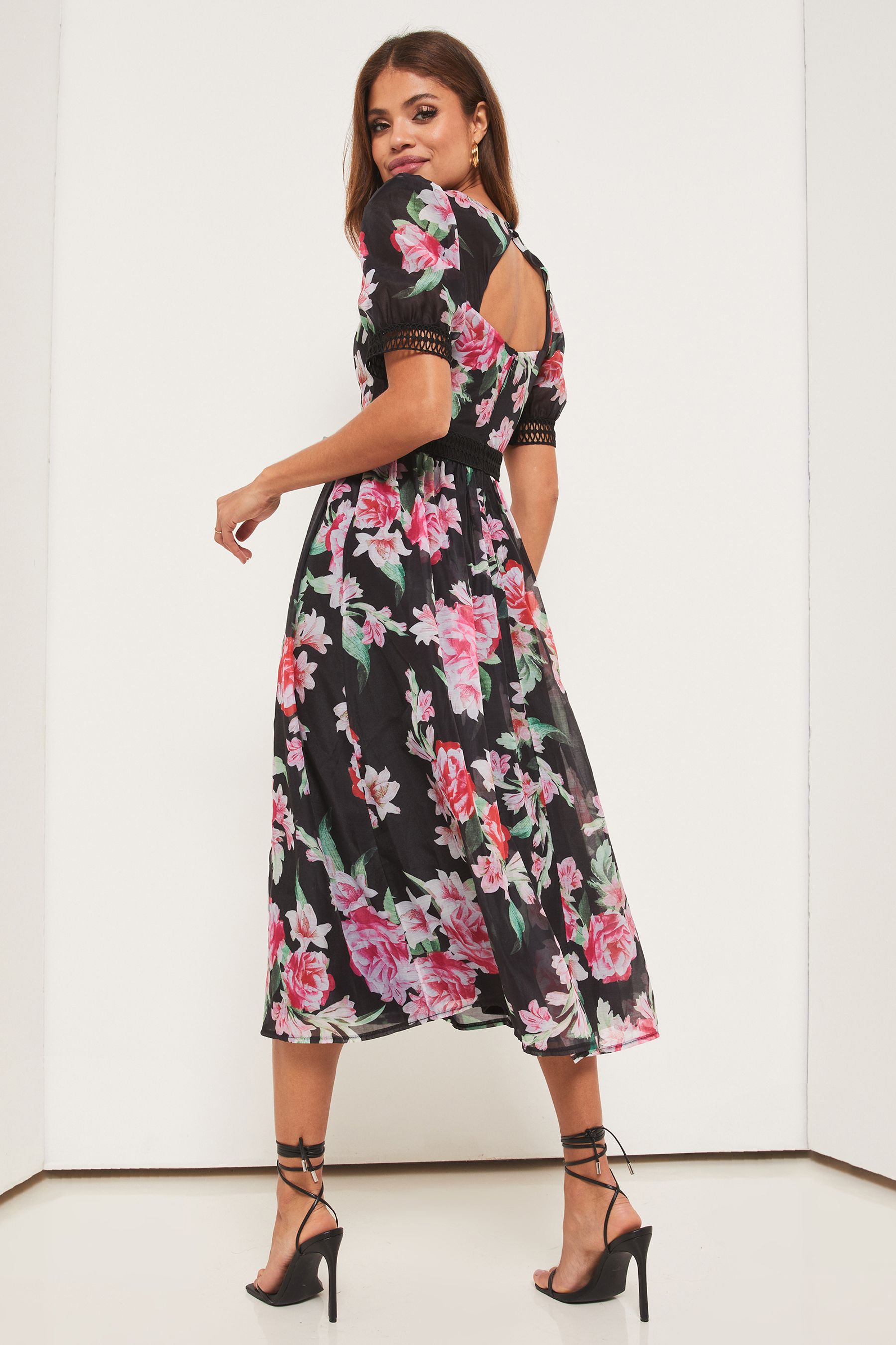 Buy Lipsy Floral V Neck Skater Dress From Next Ireland