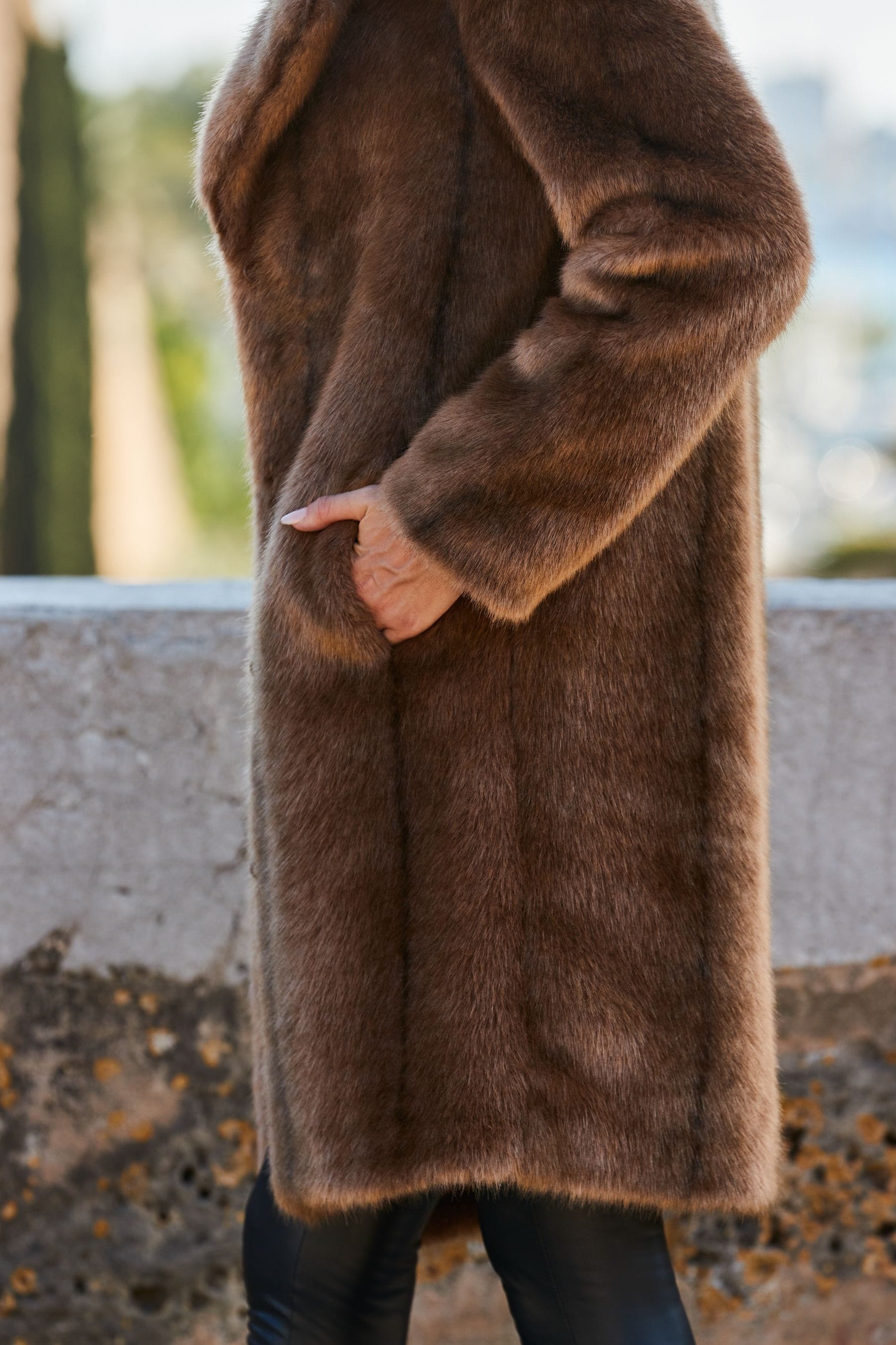 Buy Sosandar Faux Mink Fur Coat from Next Ireland