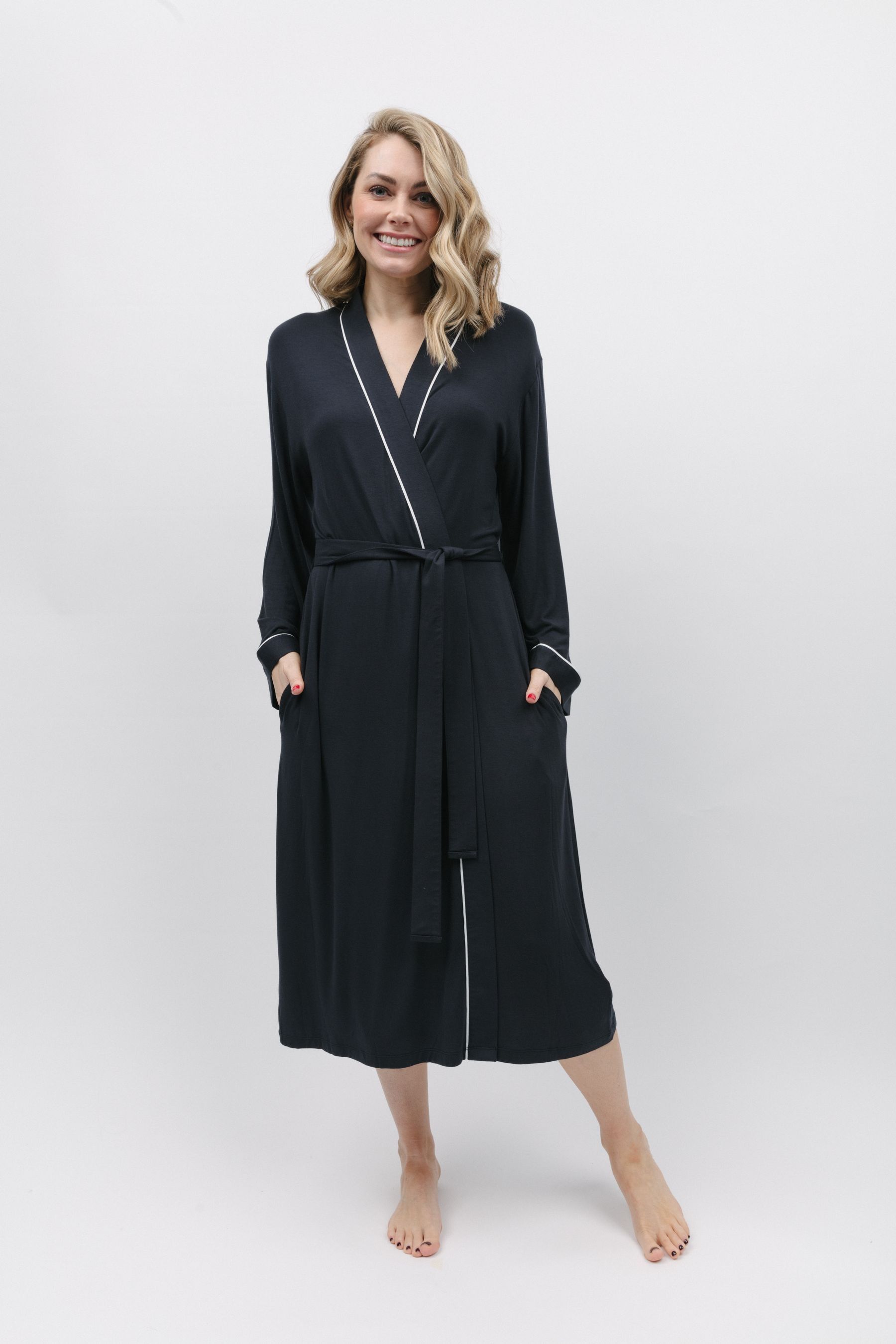 Buy Cyberjammies Charcoal Knit Long Dressing Gown from Next Ireland