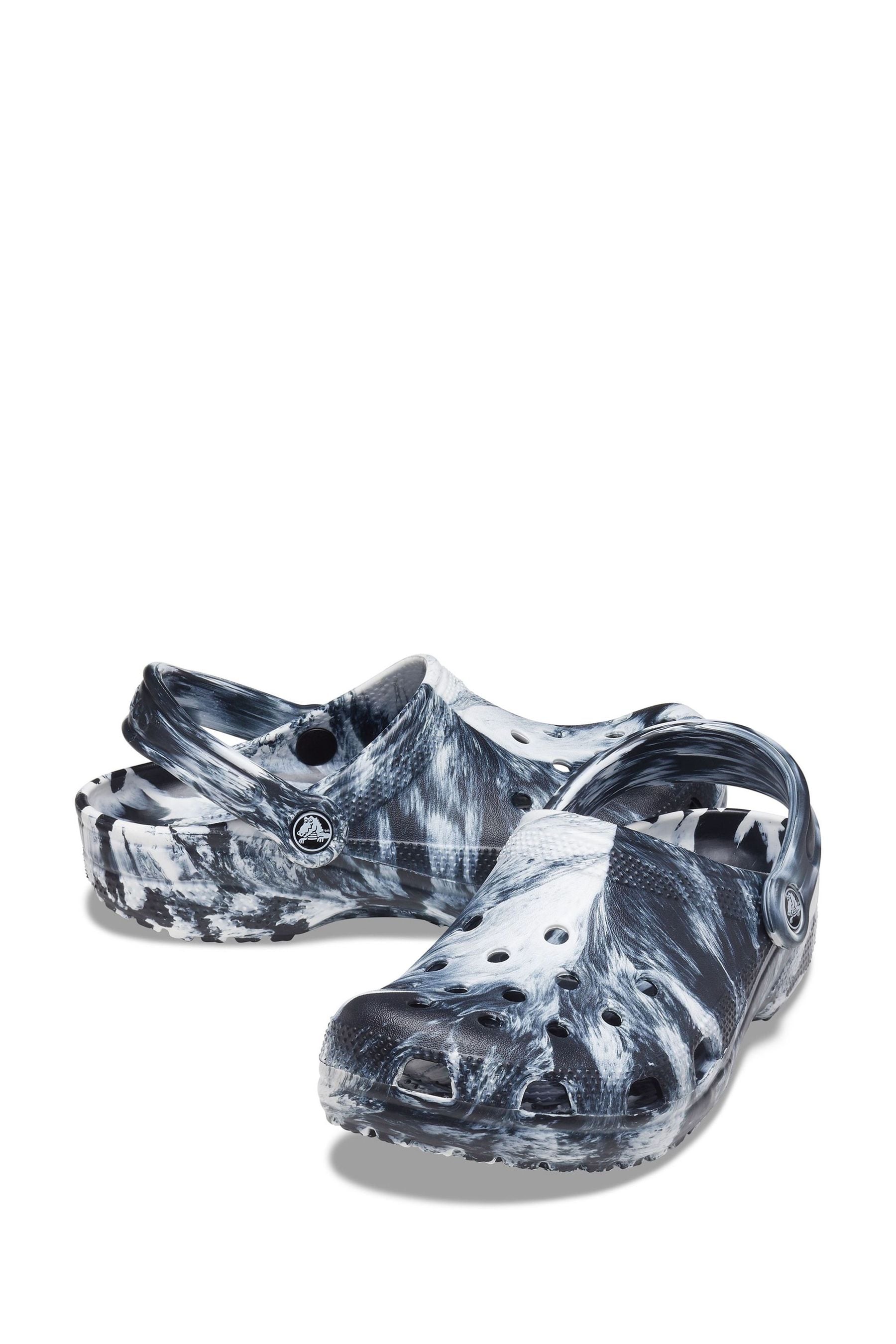 crocs sandals marble