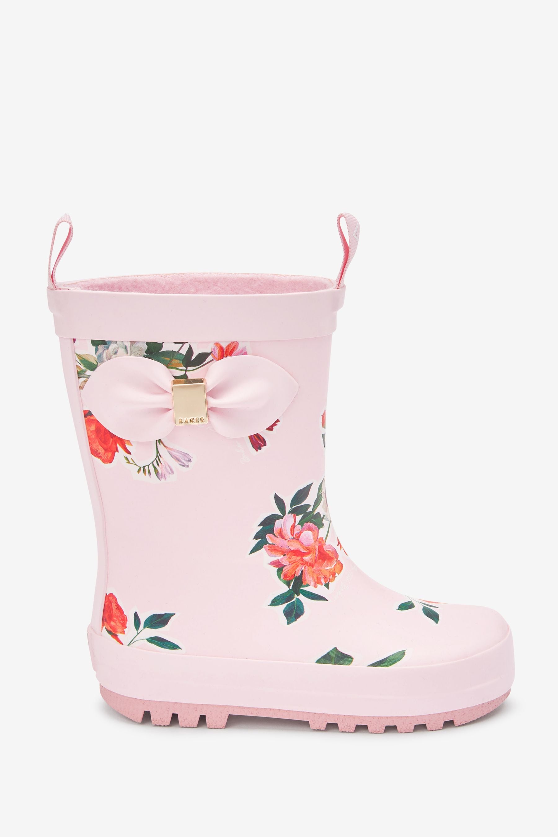 Buy Baker by Ted Baker Pale Pink Floral Welly from Next USA