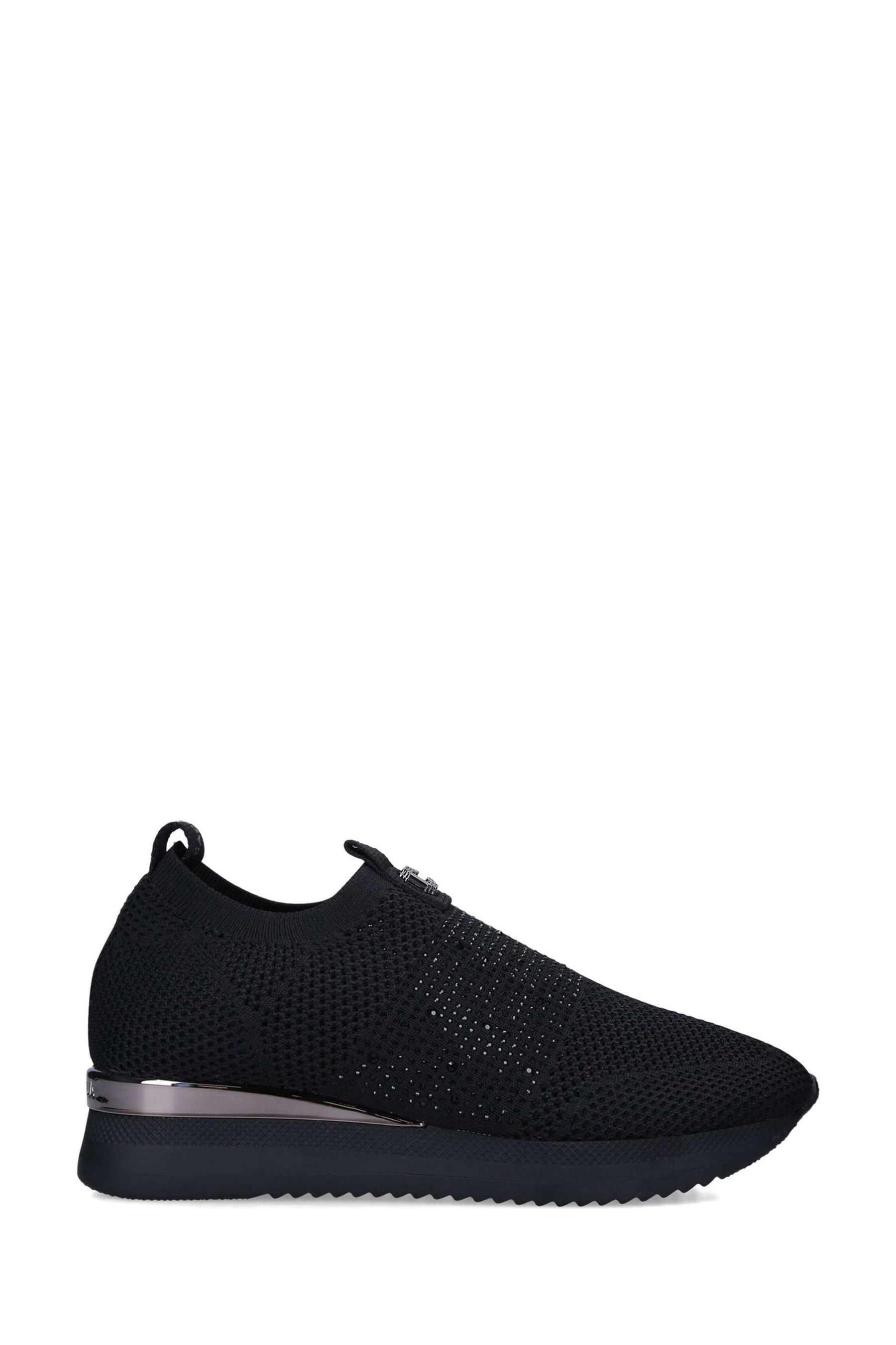 carvela joyful black trainers
