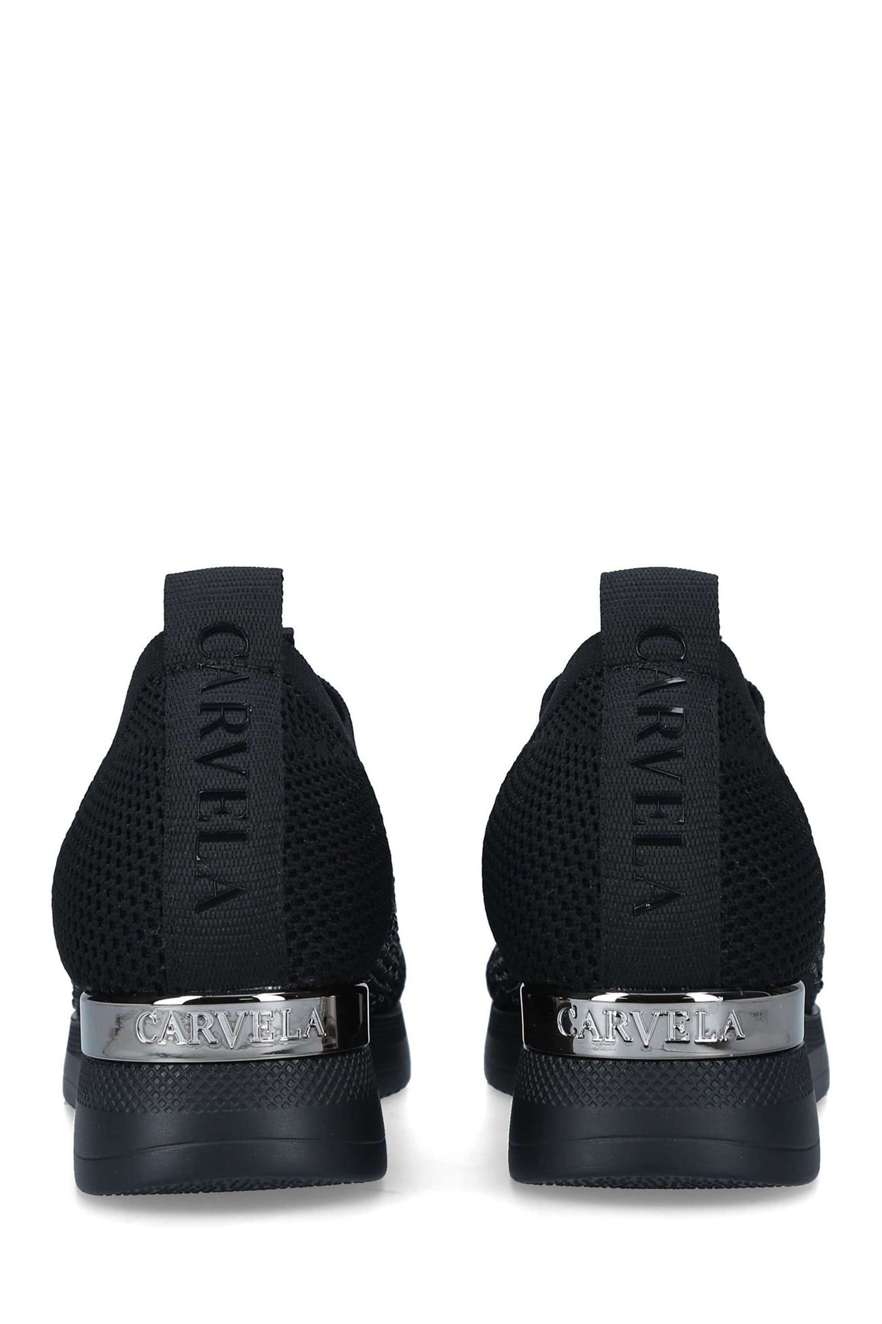 carvela joyful black trainers