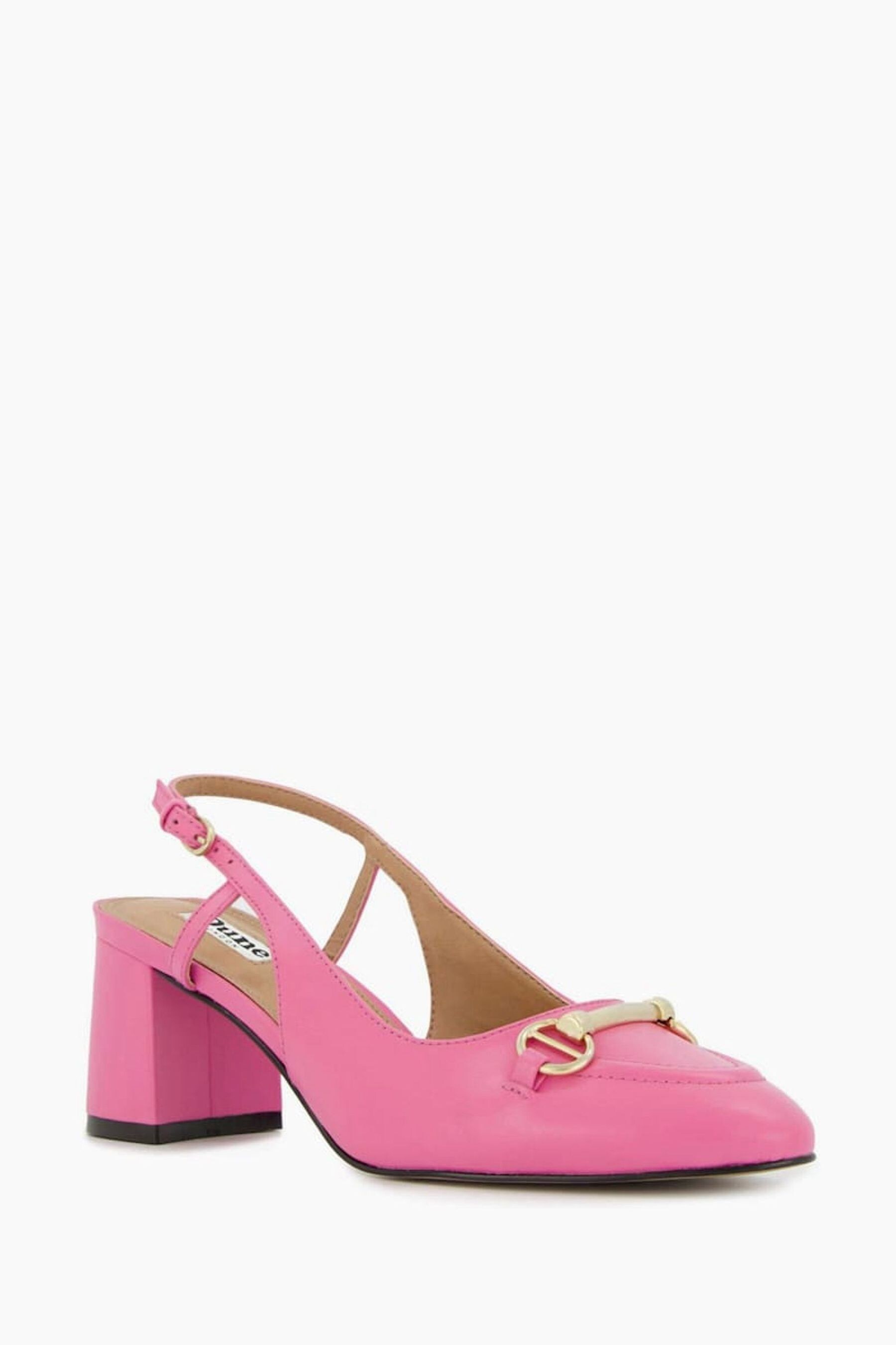 Buy Dune London Pink Cassie Snaffle Trim Slingbacks from the Next UK ...