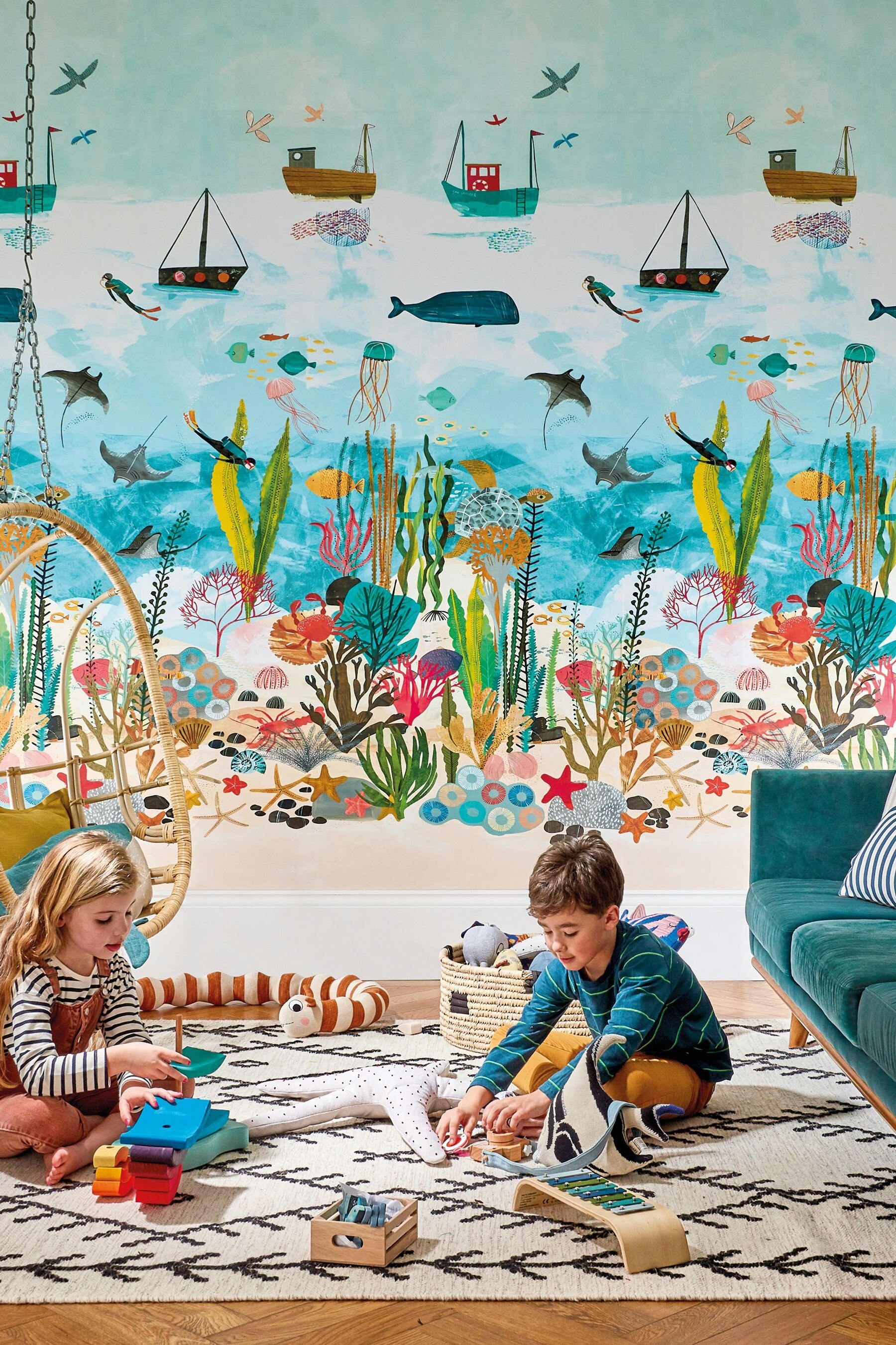 Buy Harlequin Above &amp; Below Children�s Wallpaper from the