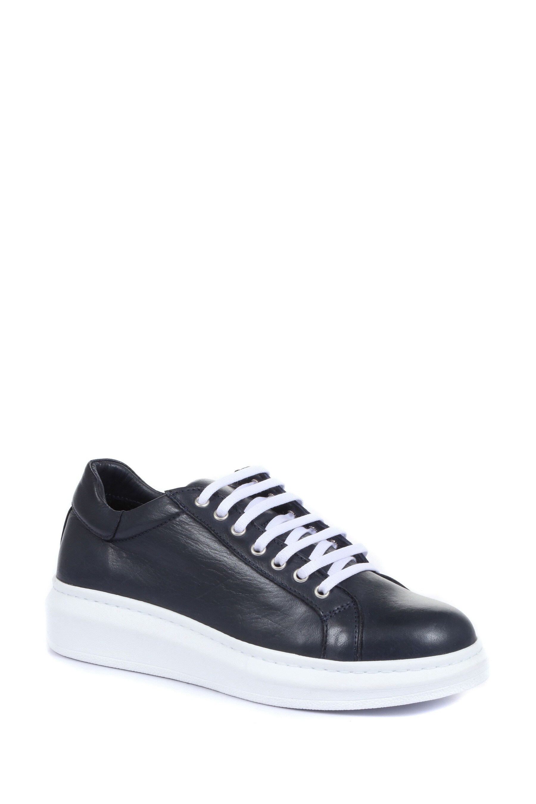 bellissimo leather lace up with side zip